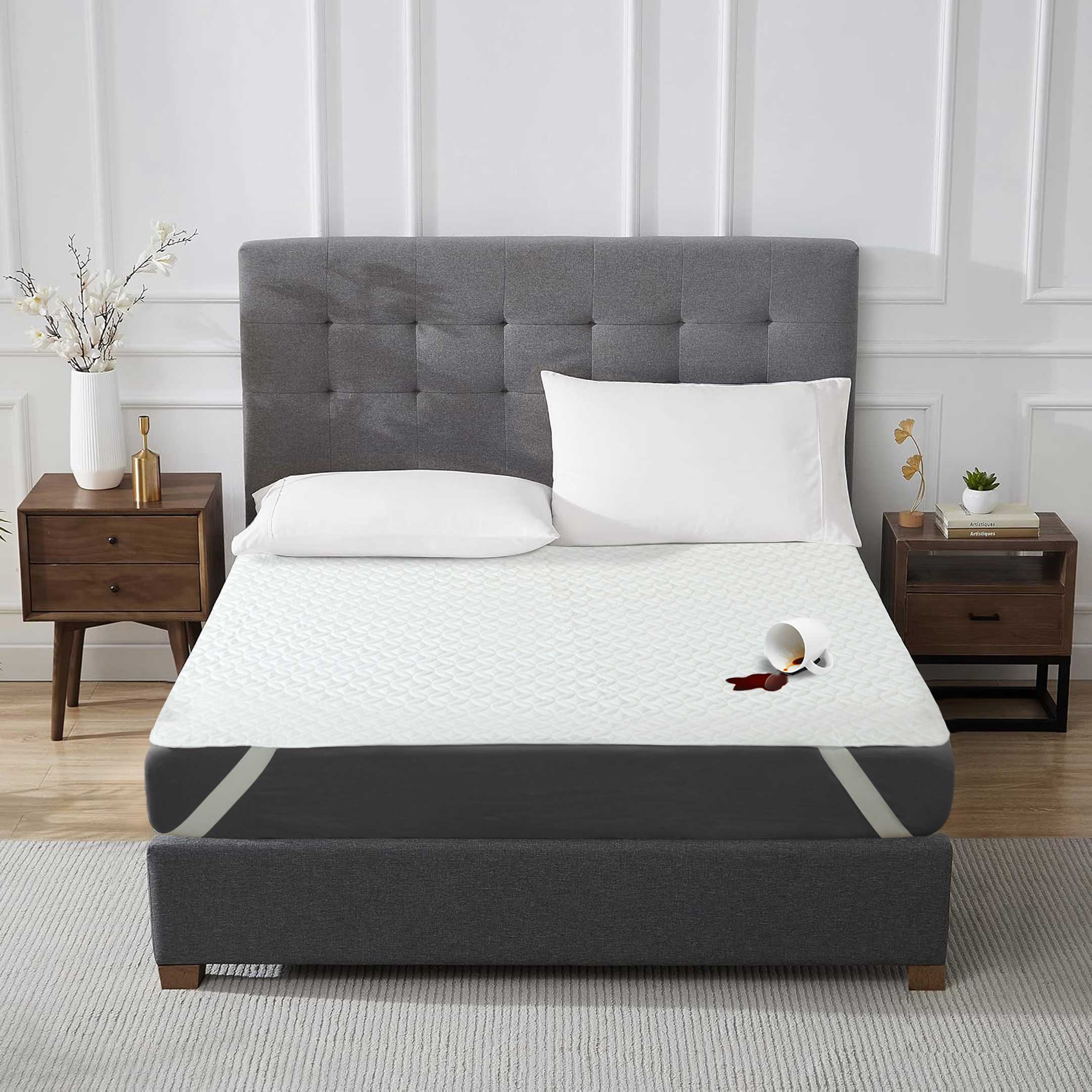 Waterproof Mattress Protector Elastic Straps