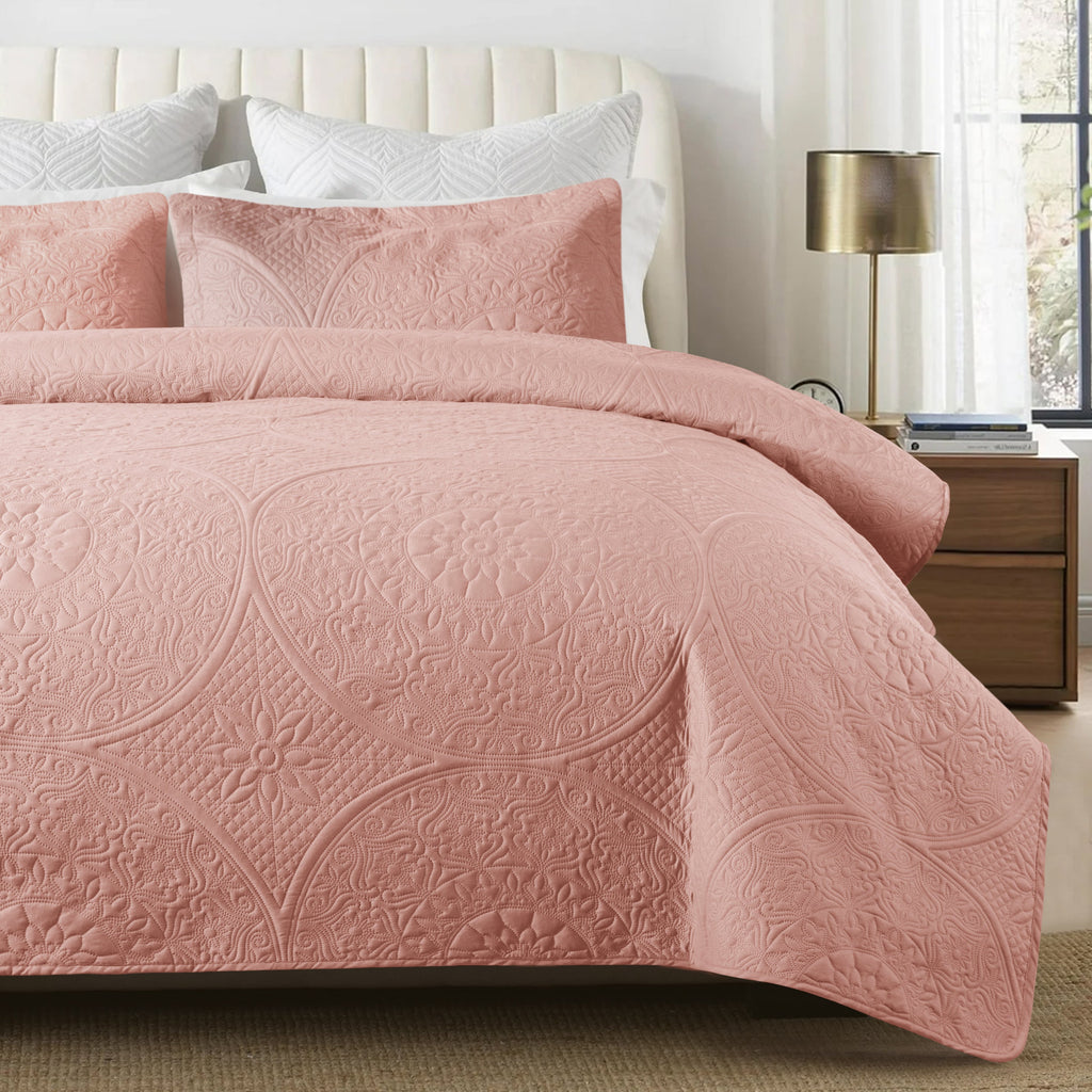Quilt Bedding Set Floral Bedspread