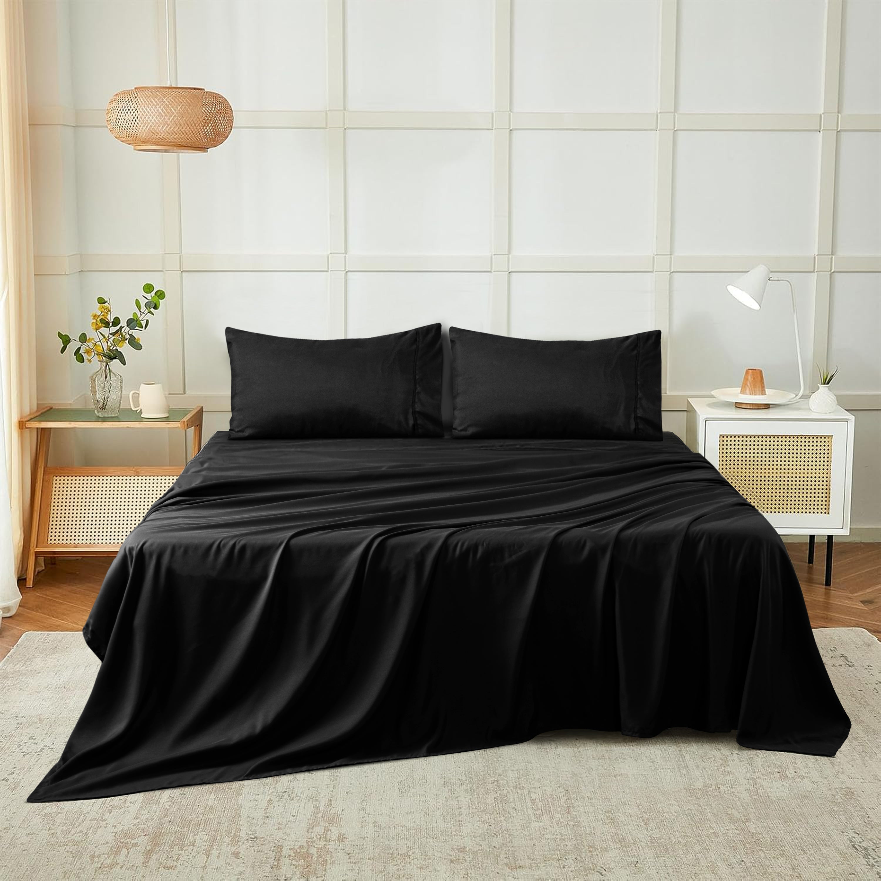 Plain Microfiber Sheet Set