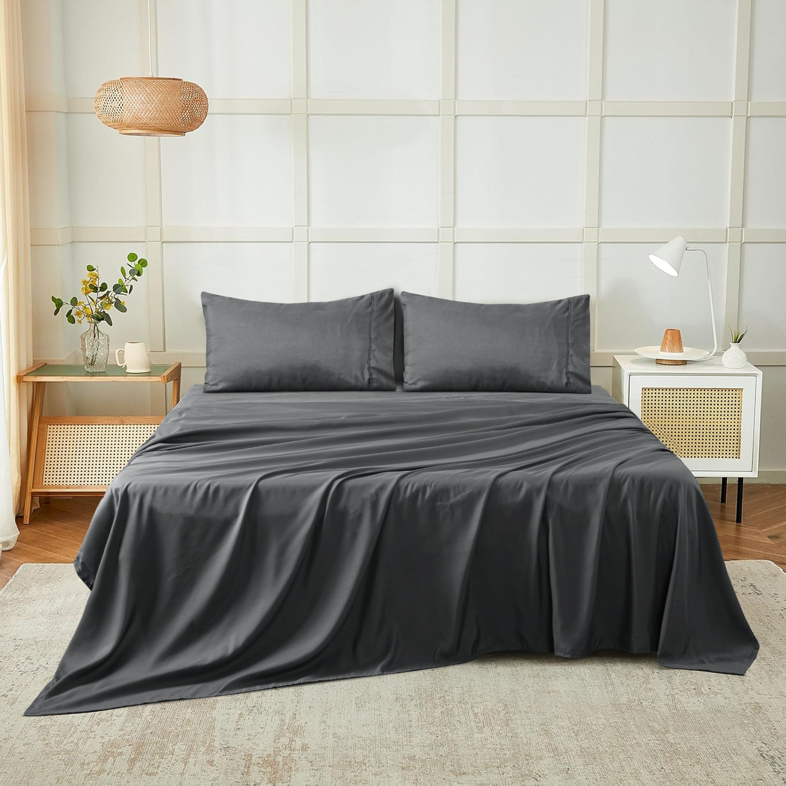 Plain Microfiber Sheet Set