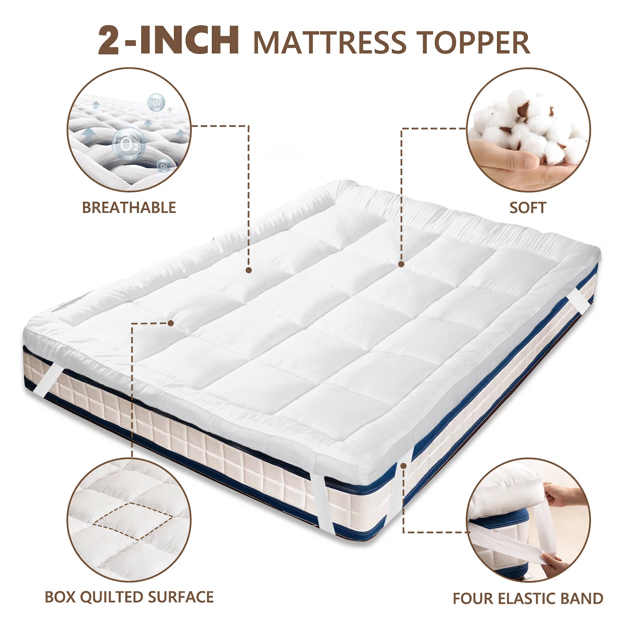 Ultimate Comfort Mattress Topper 450 GSM
