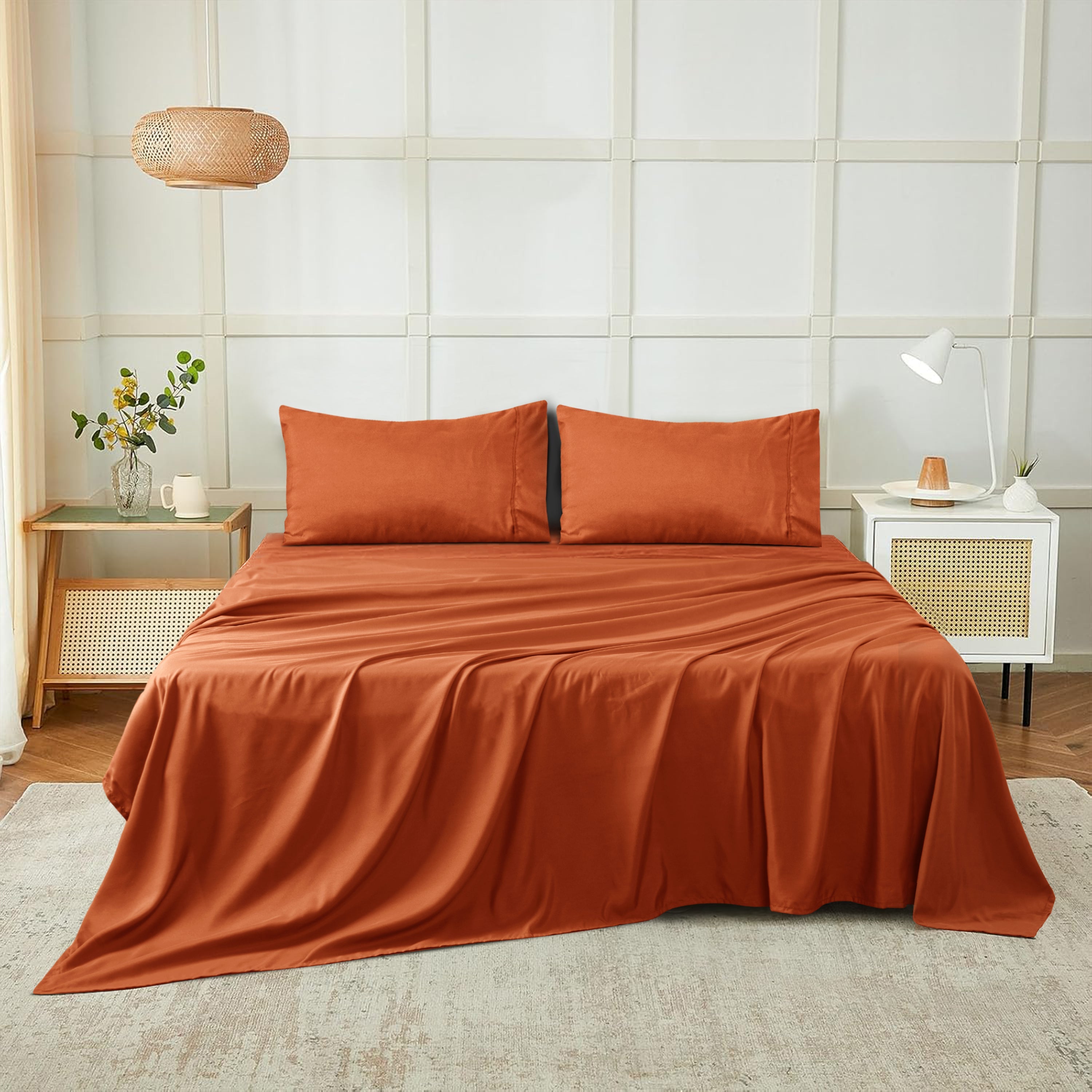 Plain Microfiber Sheet Set