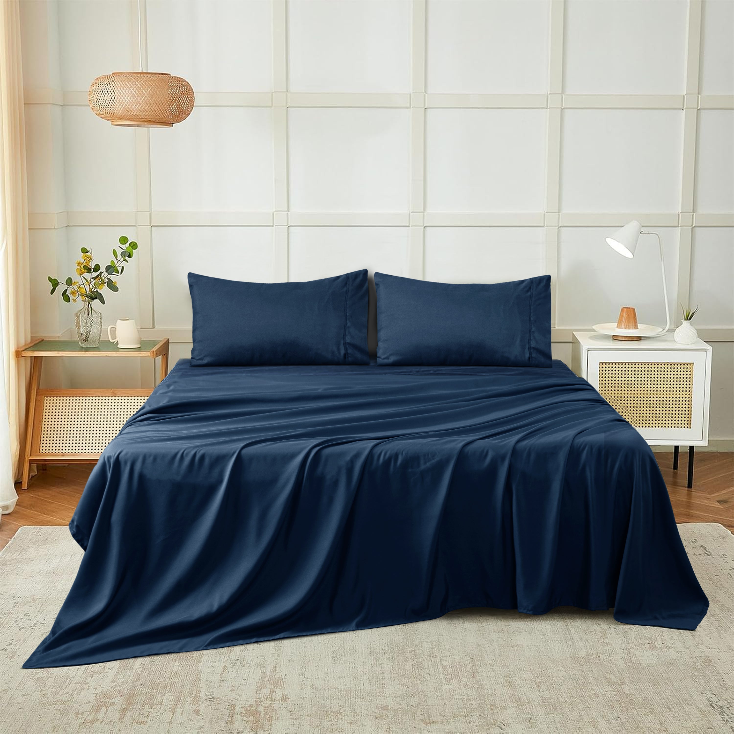Plain Microfiber Sheet Set
