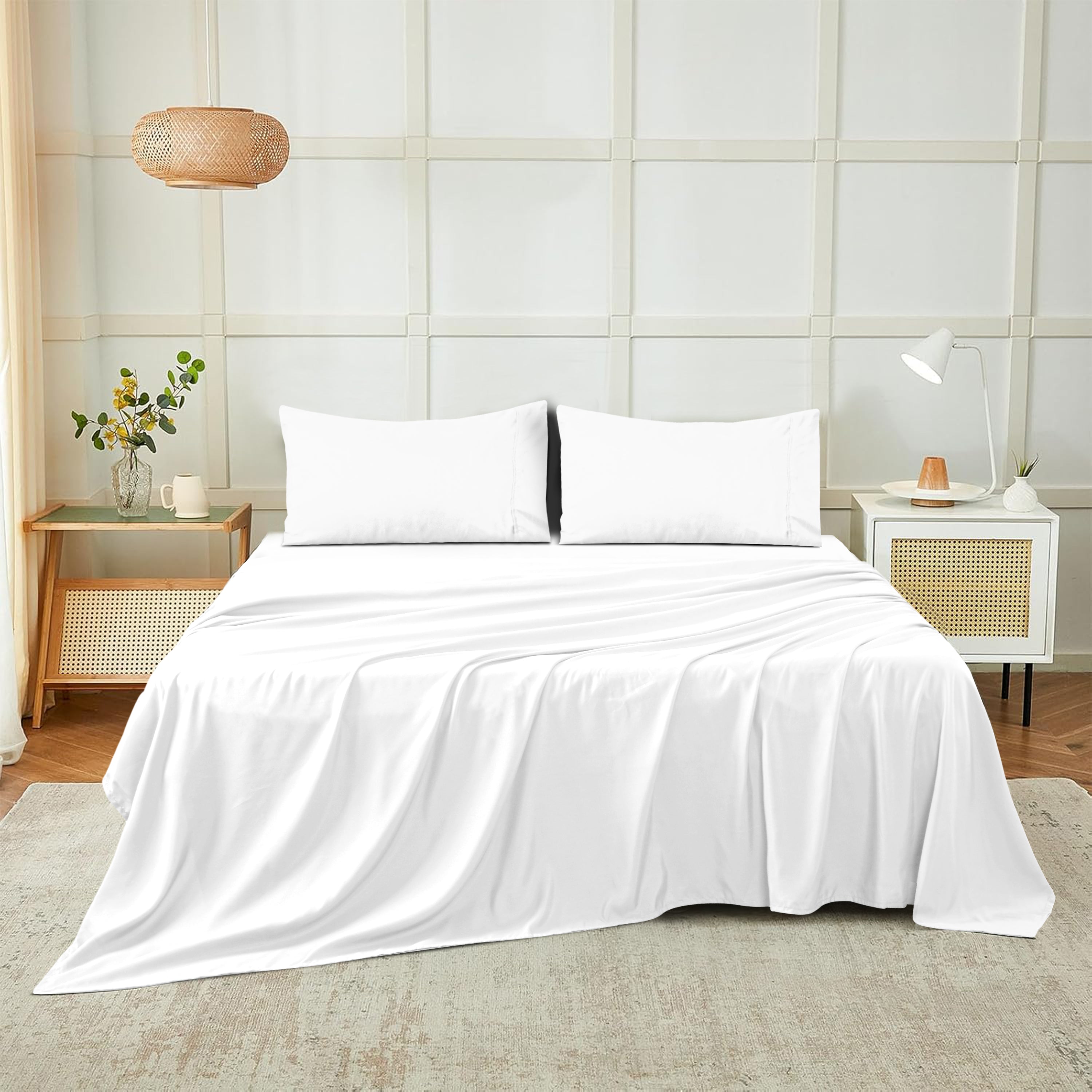 Plain Microfiber Sheet Set