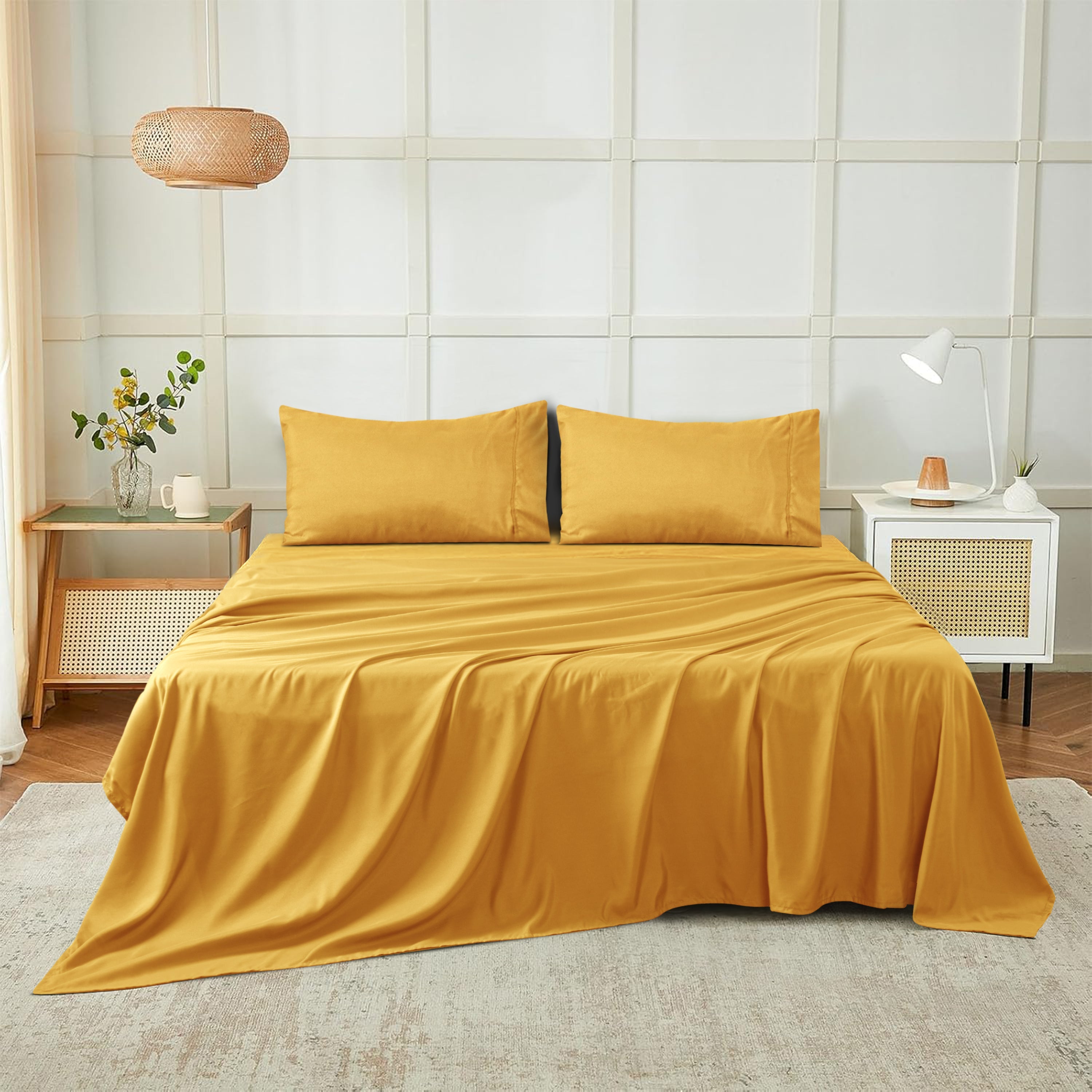 Plain Microfiber Sheet Set