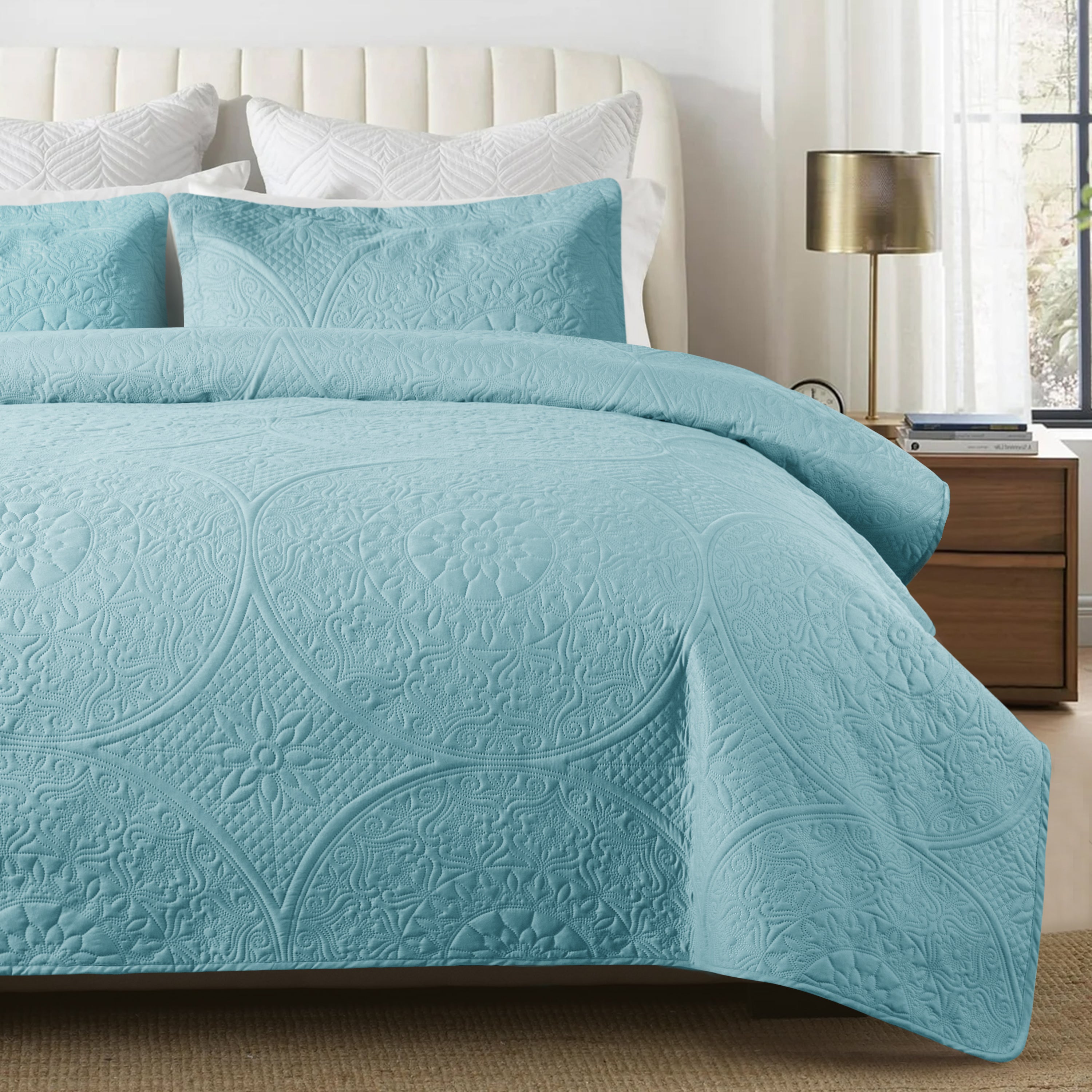 Quilt Bedding Set Floral Bedspread