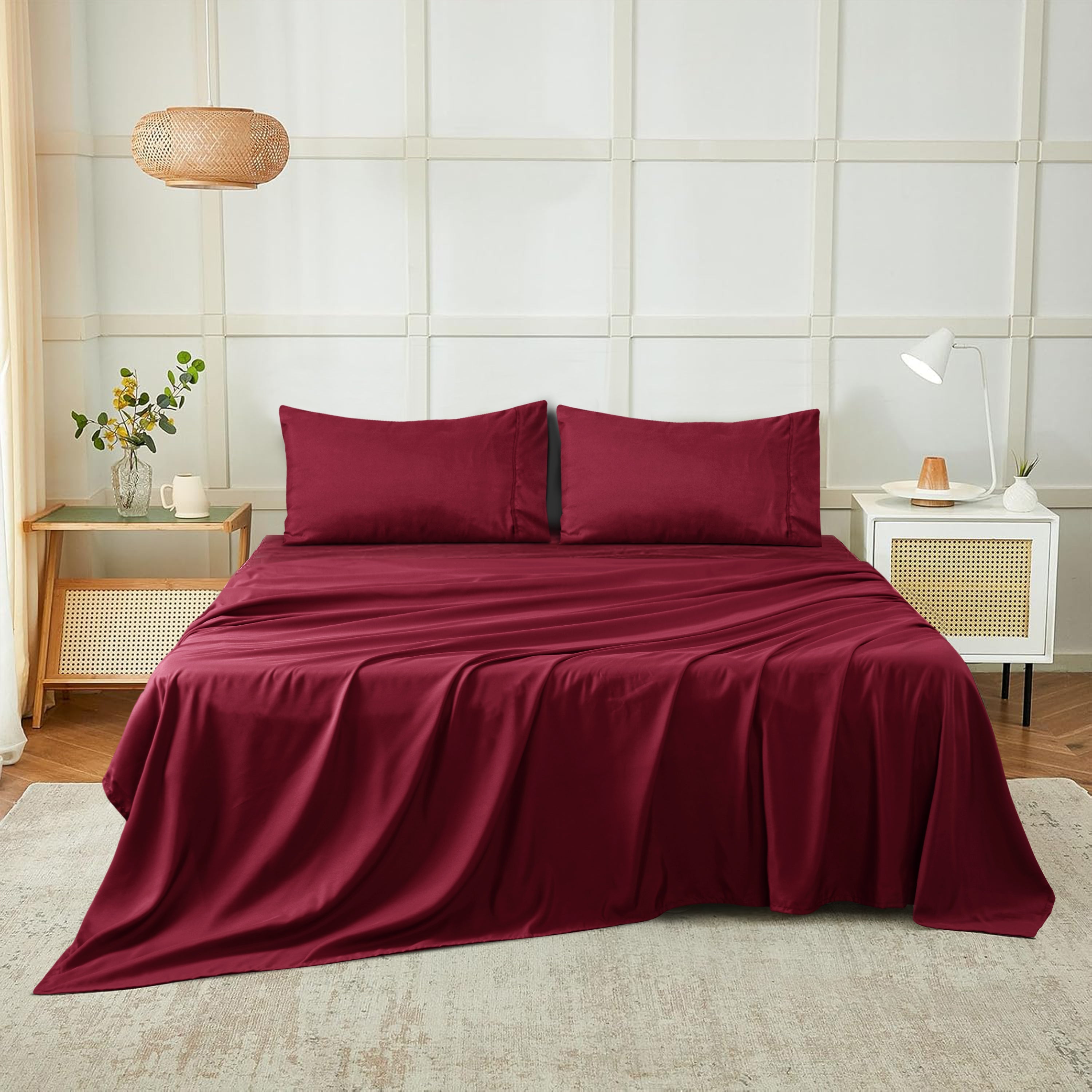 Plain Microfiber Sheet Set