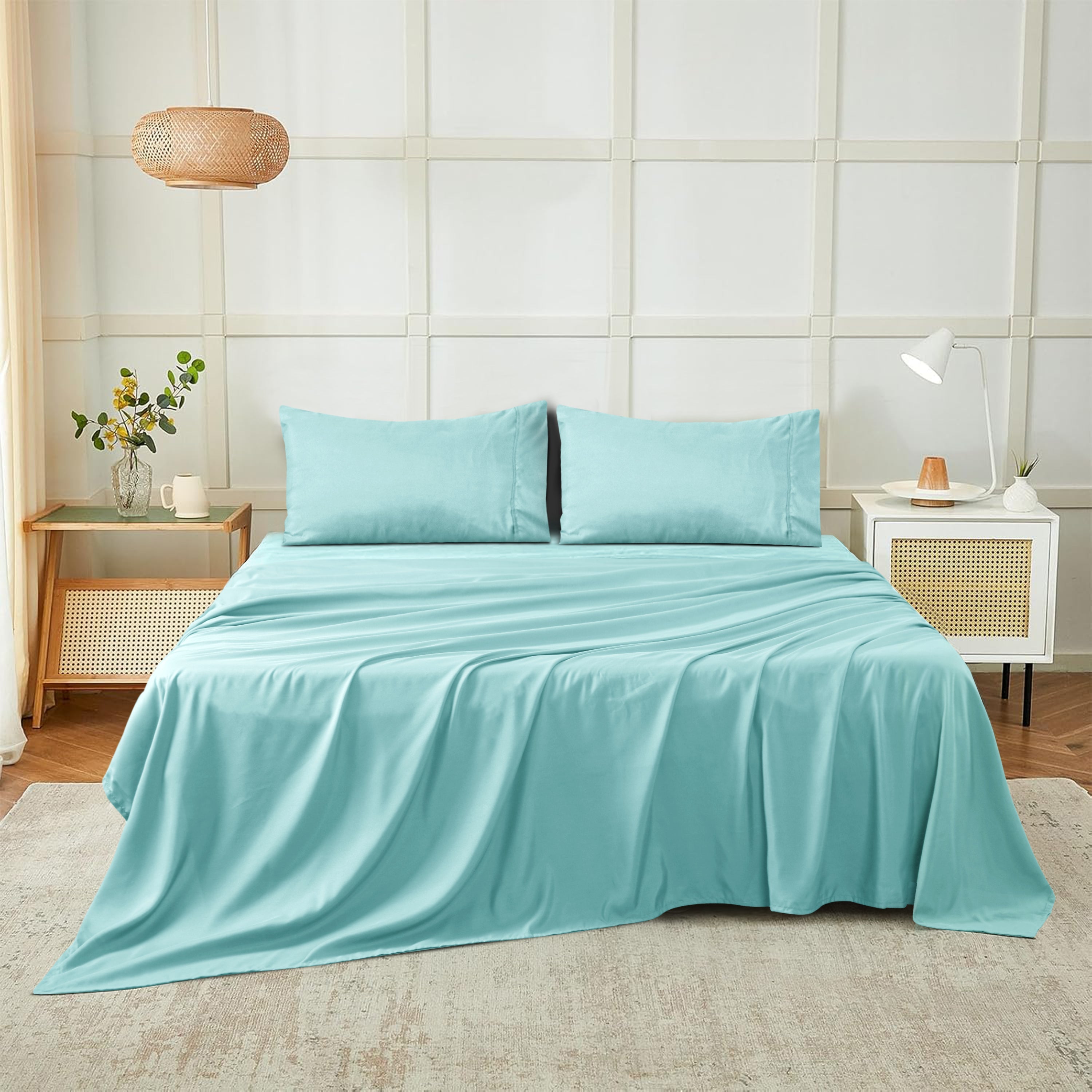 Plain Microfiber Sheet Set