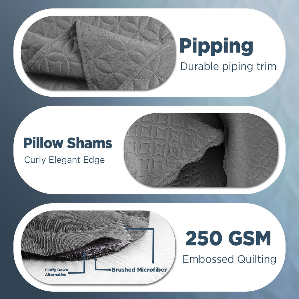Quilted Microfiber Bedspread