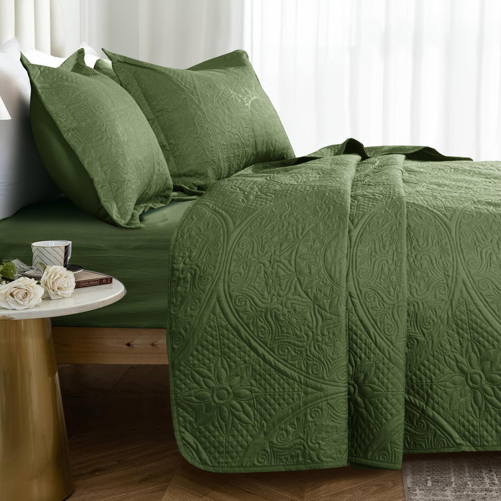 Quilt Bedding Set Floral Bedspread