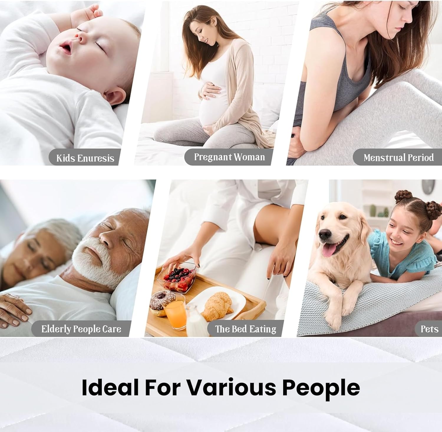 Deep Pocket Waterproof Mattress Pad