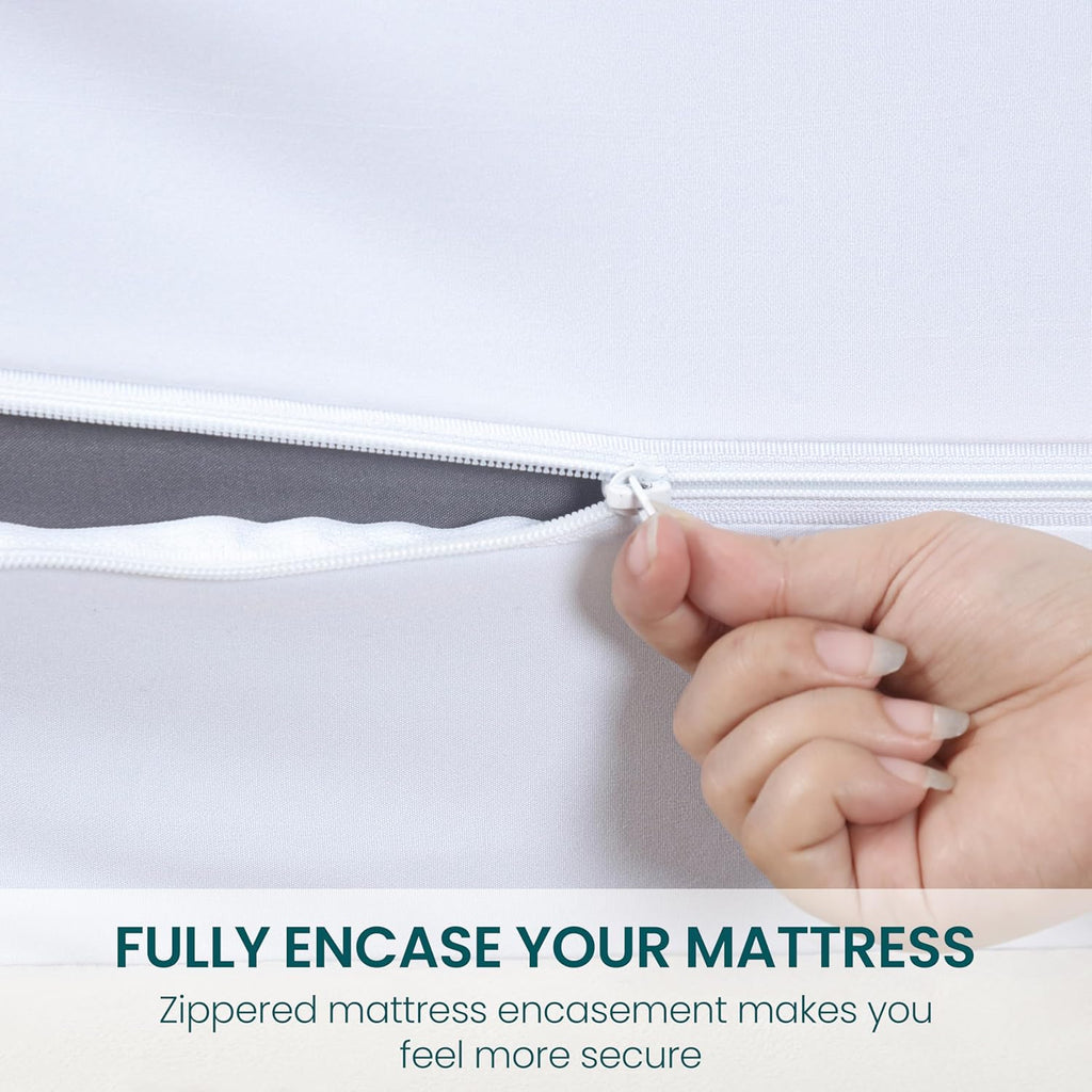 Waterproof Zippered Mattress Encasement Bed Bug Proof
