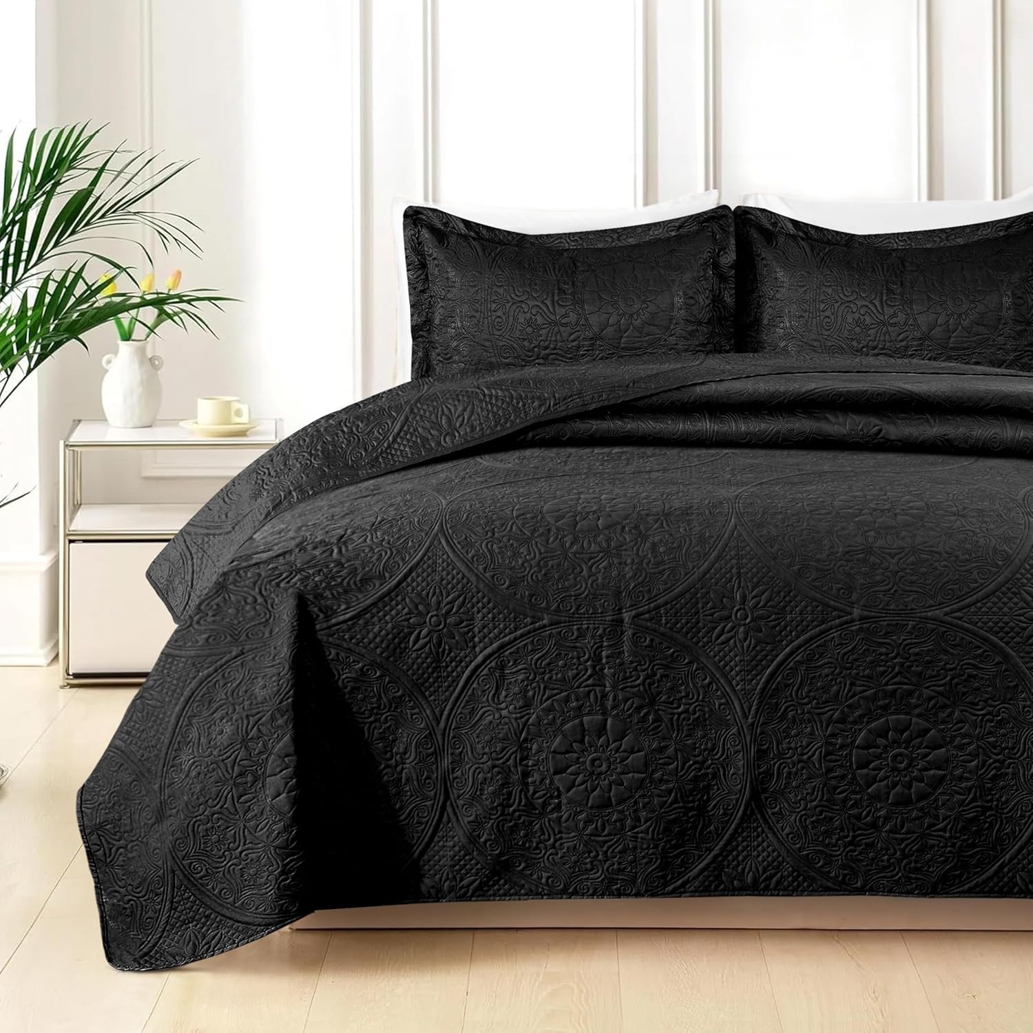 Quilt Bedding Set Floral Bedspread