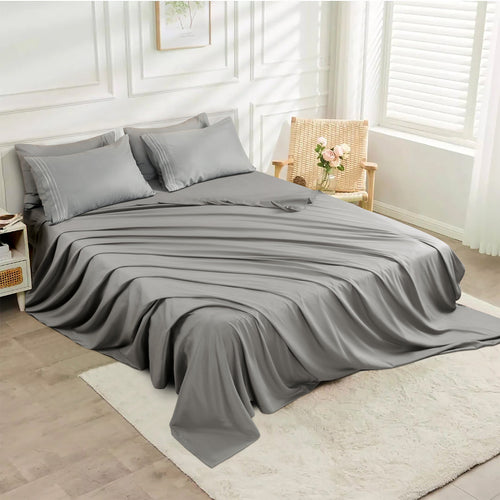 6 Piece Microfiber Sheet Set for All Seasons