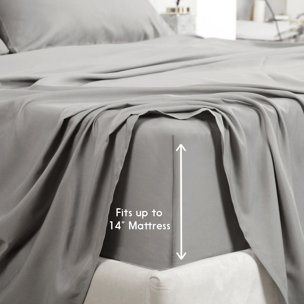 6 Piece Microfiber Sheet Set for All Seasons