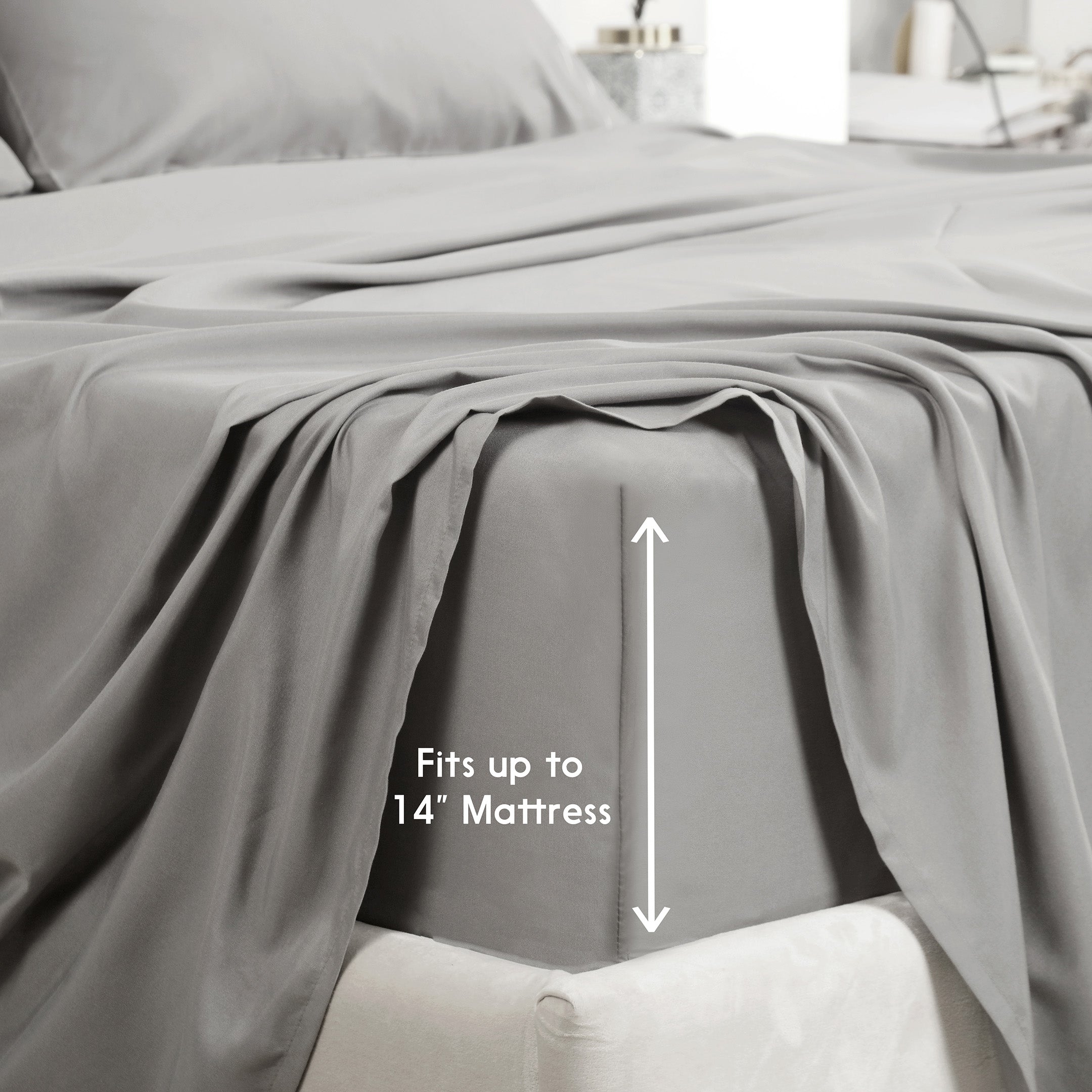 6 Piece Microfiber Sheet Set for All Seasons