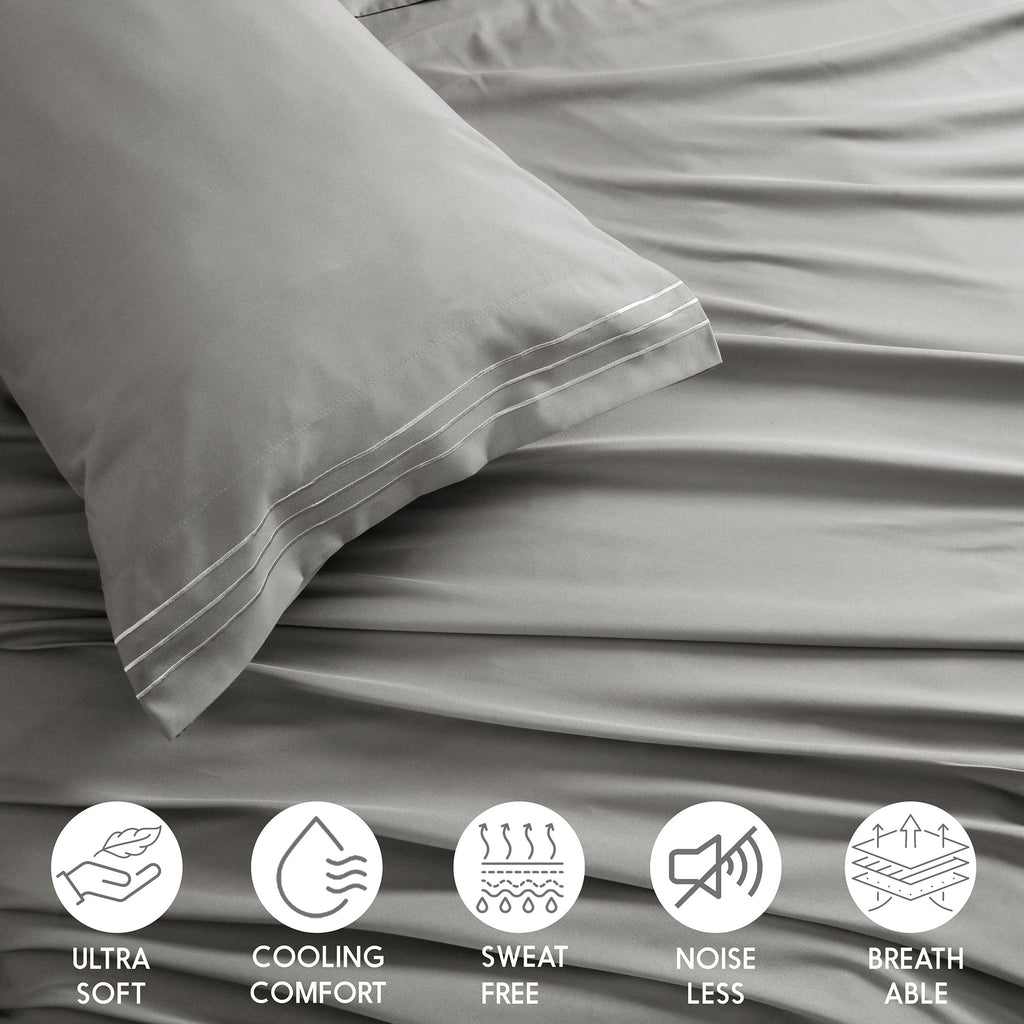 6 Piece Microfiber Sheet Set for All Seasons