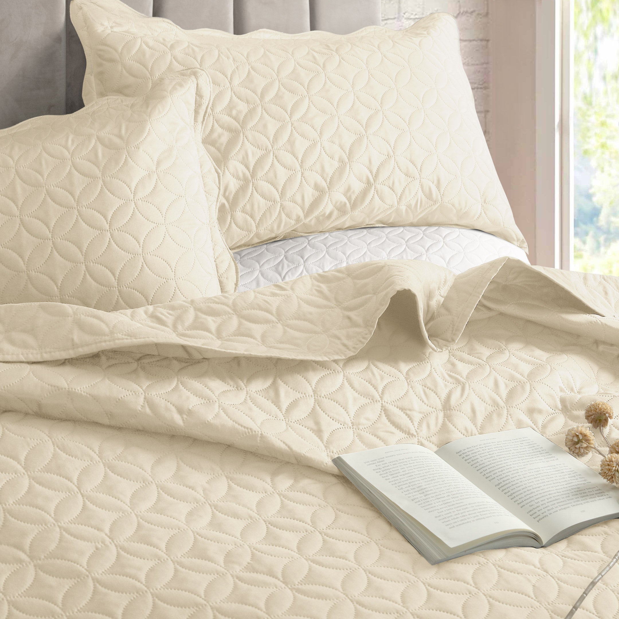 Quilted Microfiber Bedspread