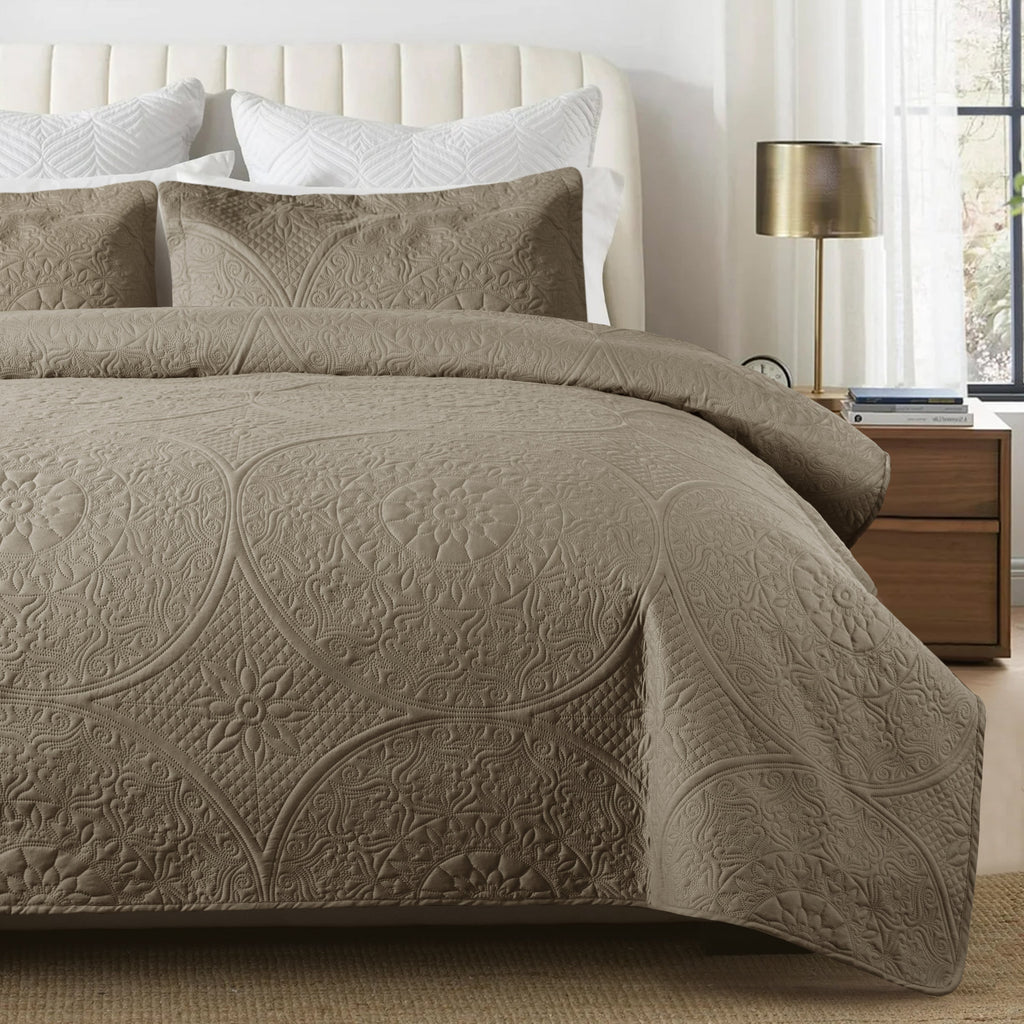 Quilt Bedding Set Floral Bedspread