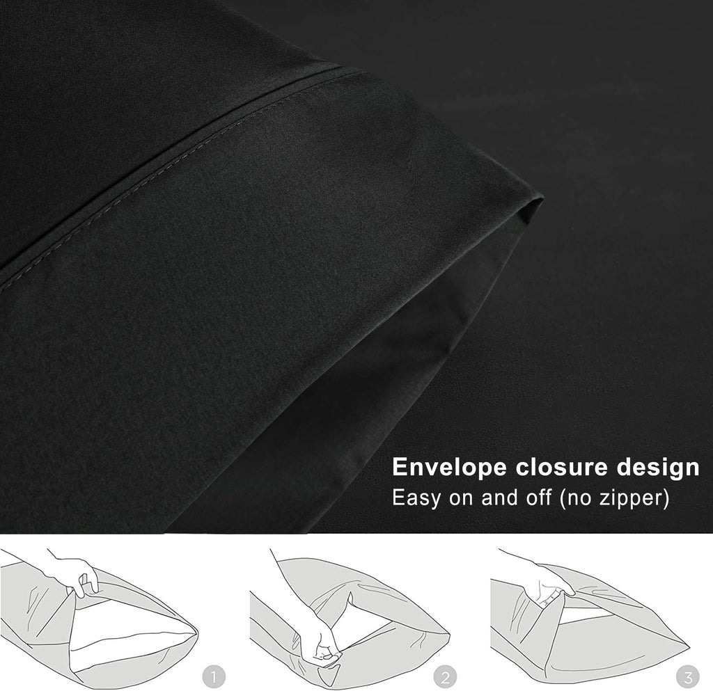 Microfiber Pillowcase Black