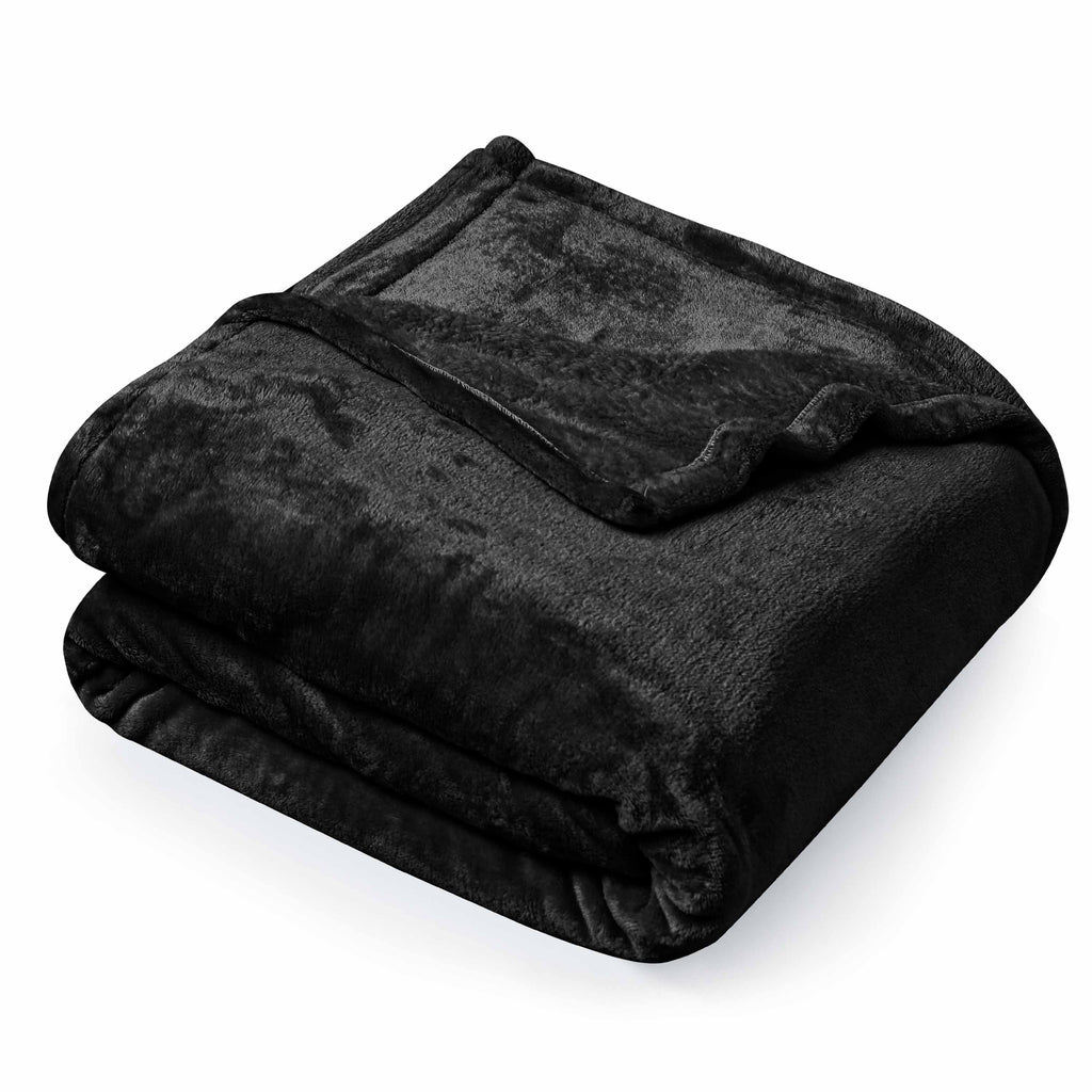 Warm Embrace Fleece Blanket Black