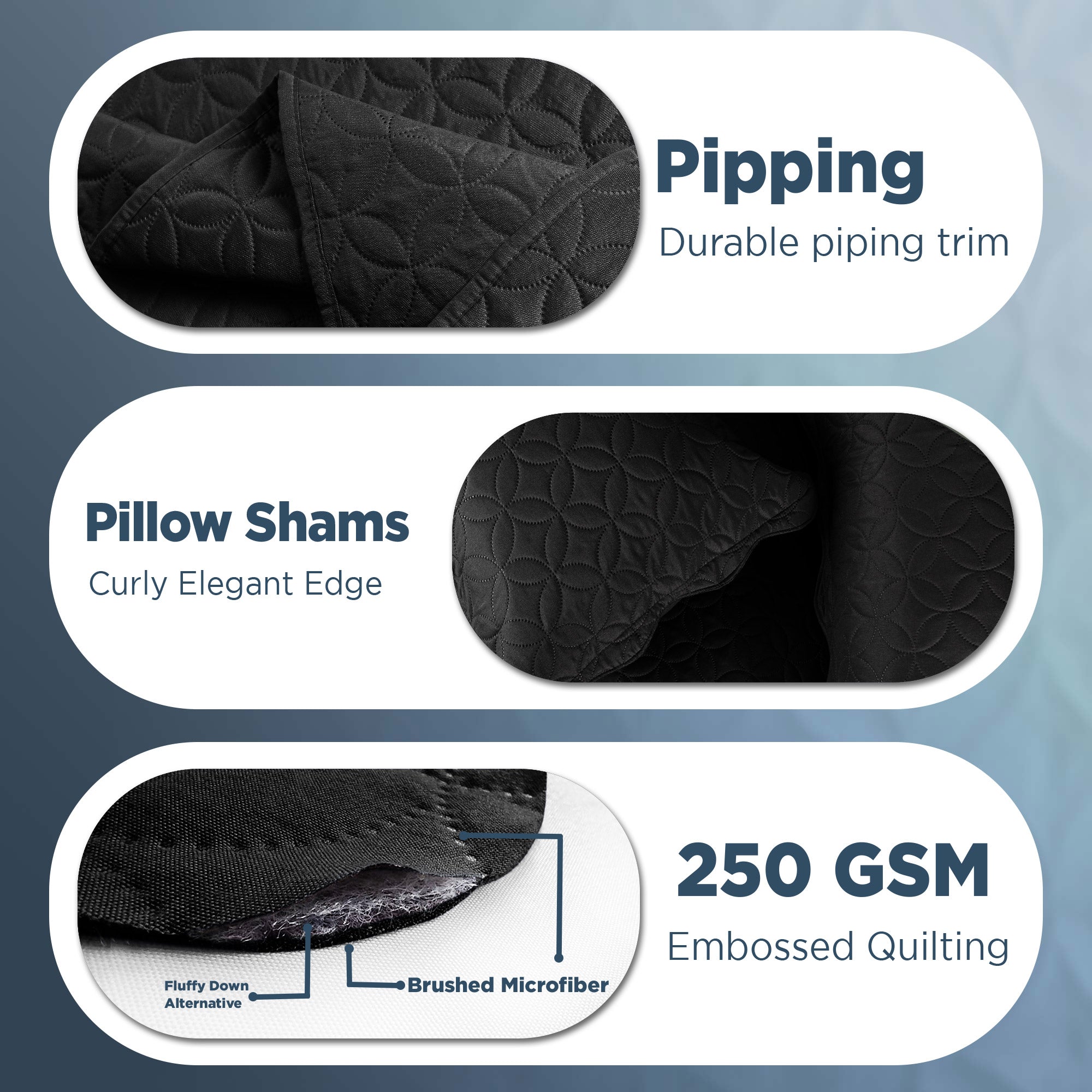 Quilted Microfiber Bedspread