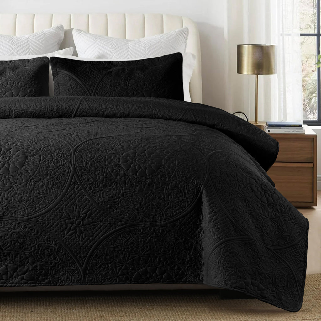 Quilt Bedding Set Floral Bedspread