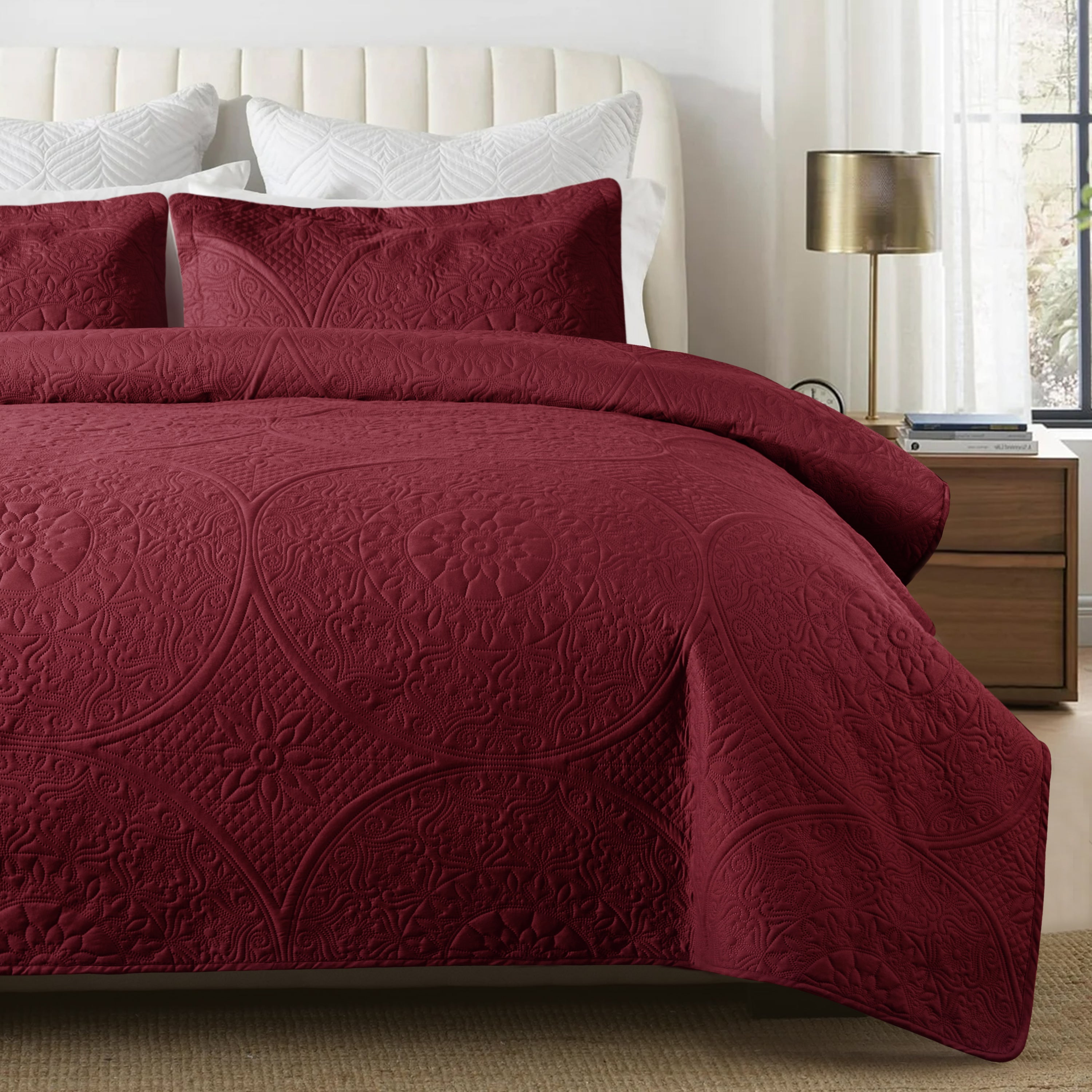 Quilt Bedding Set Floral Bedspread