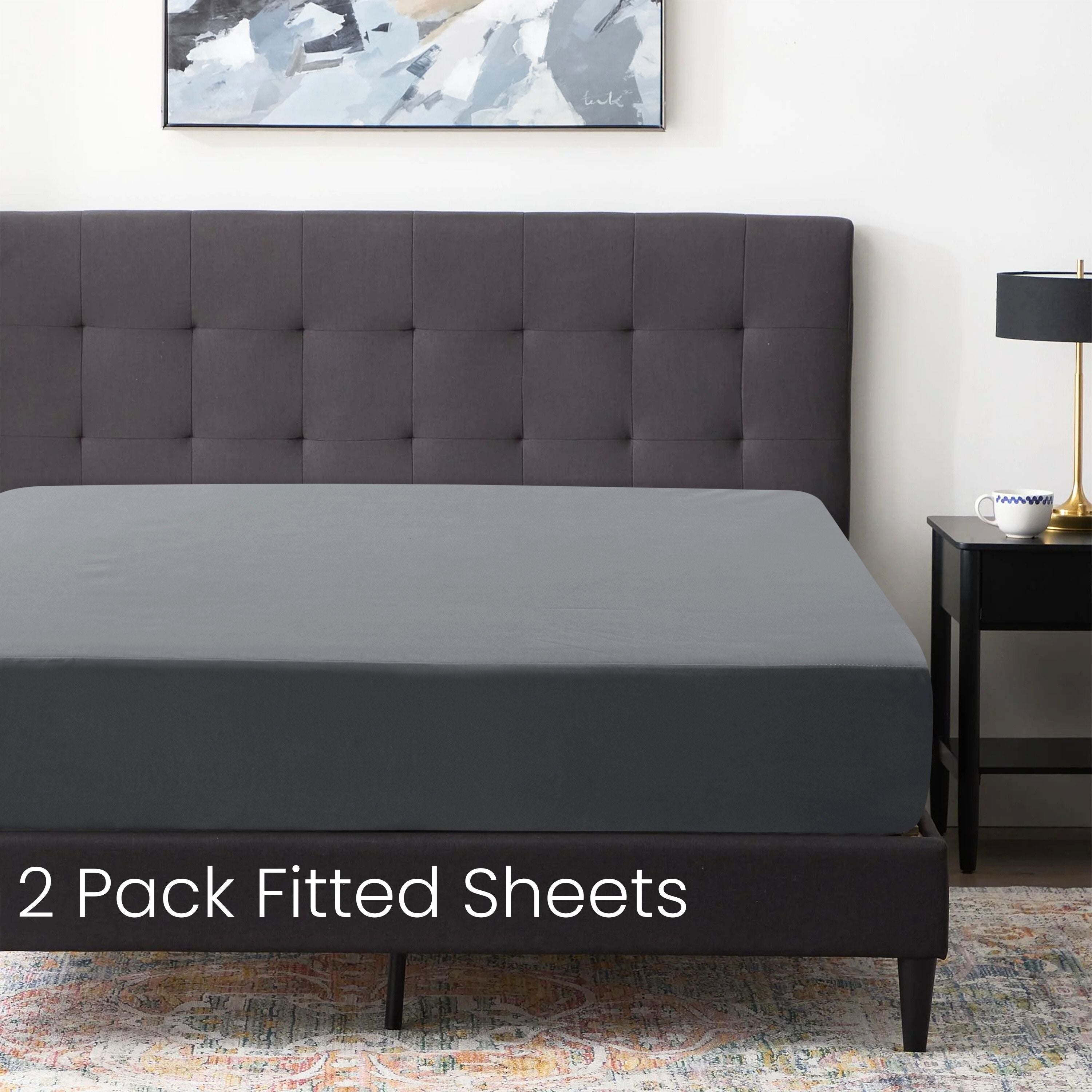 2x Premium Quality Fitted Sheet