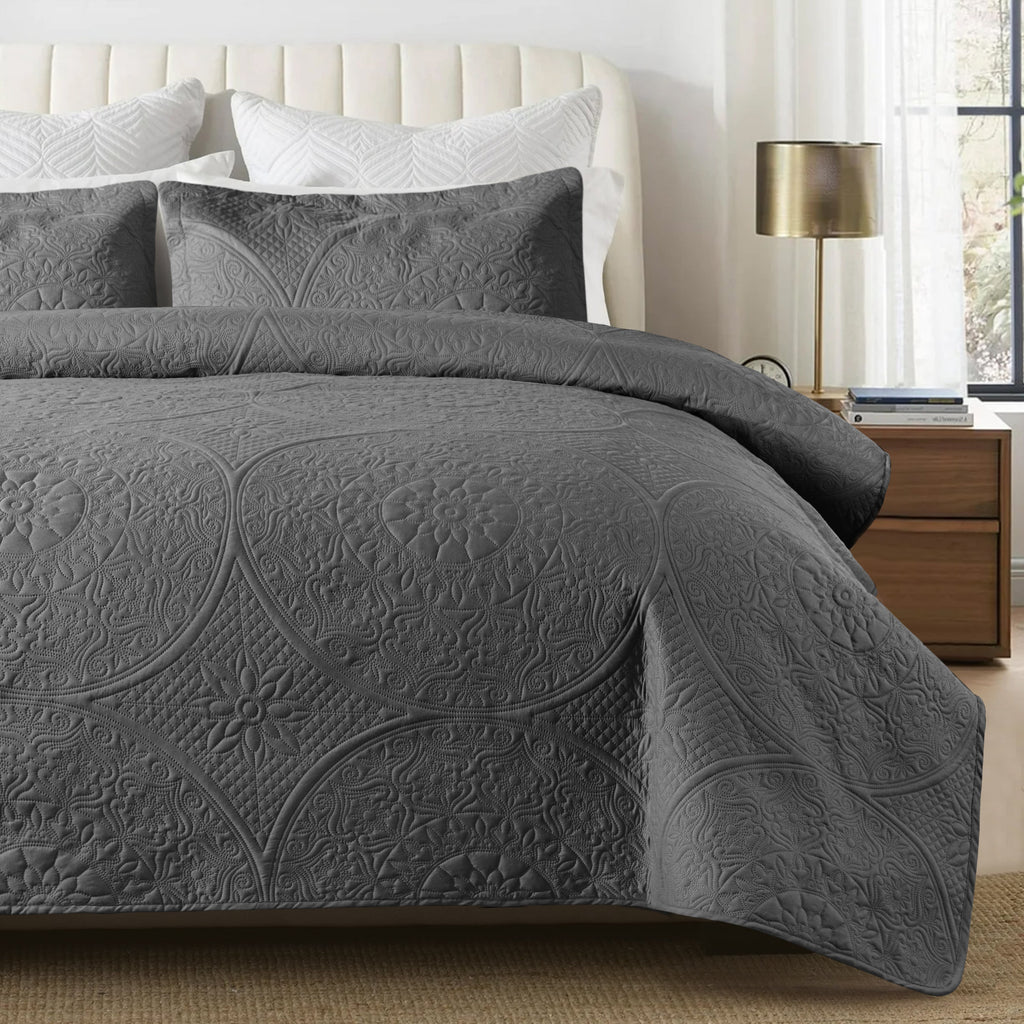 Quilt Bedding Set Floral Bedspread