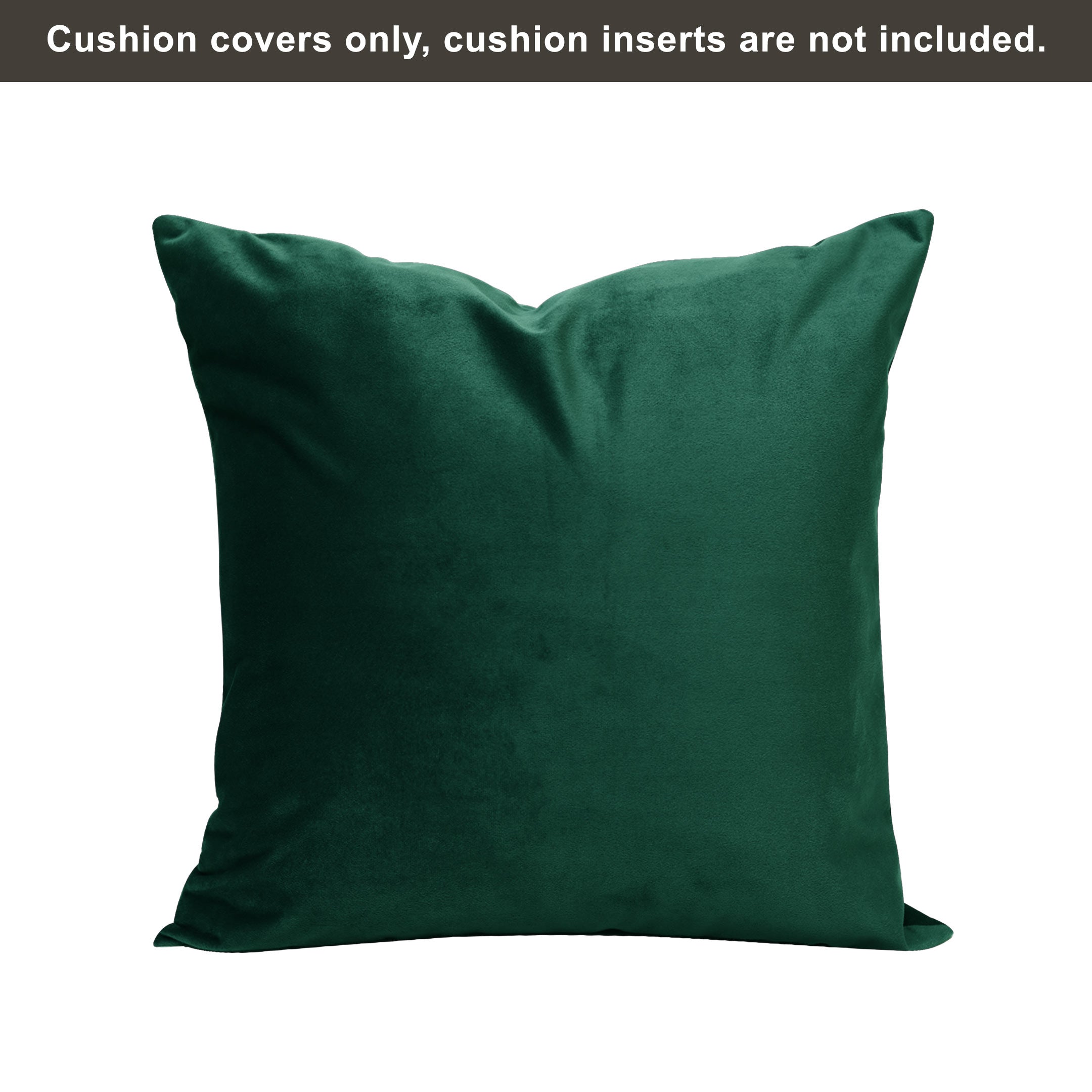 Luxurious Velvet Cushion Cover Rich Emerald
