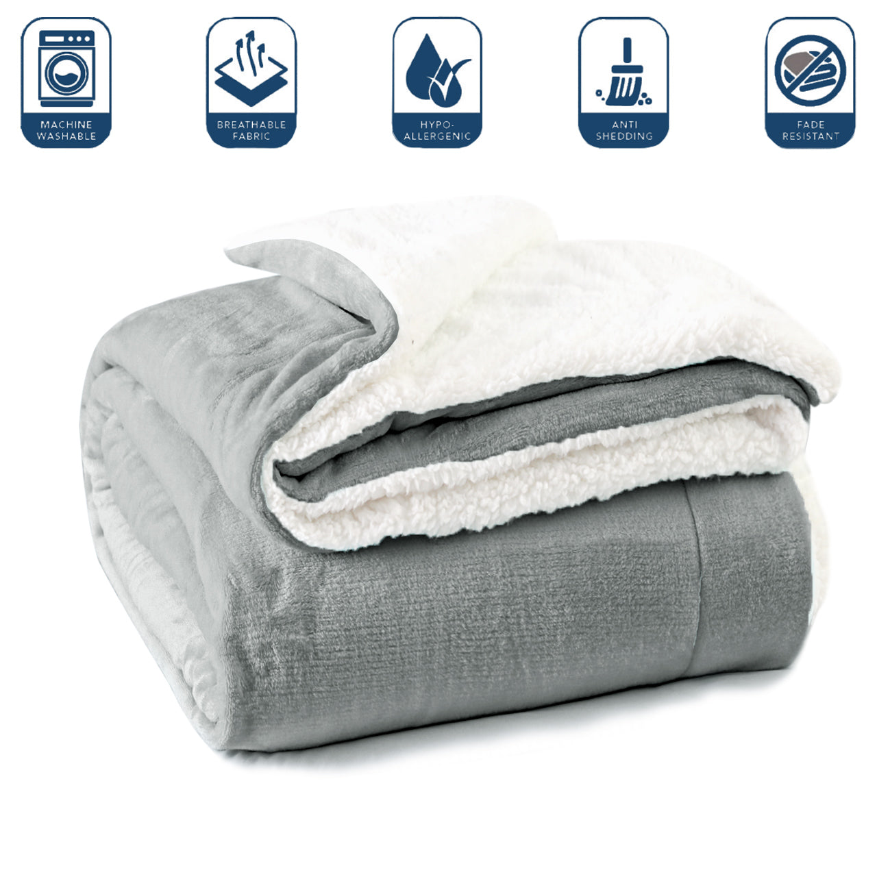 Ultra Soft Sherpa Blanket Twin