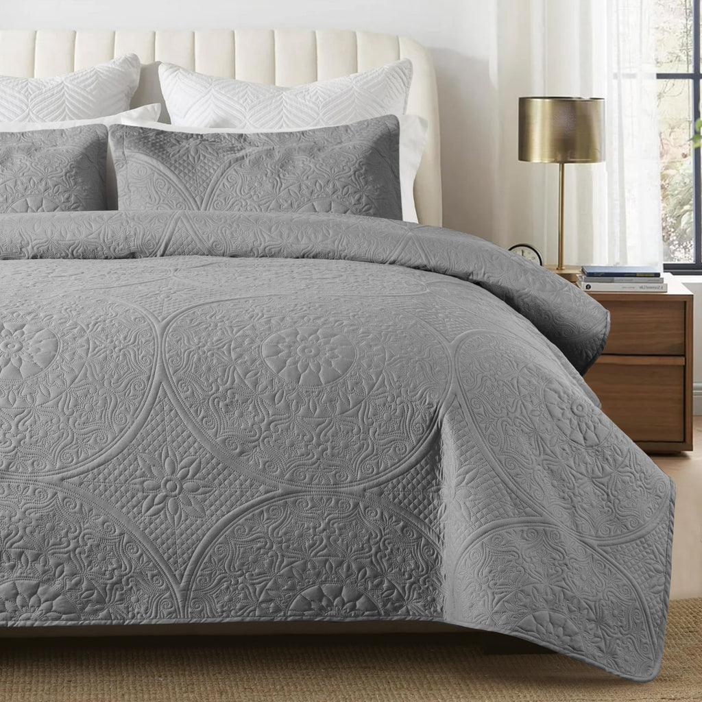 Quilt Bedding Set Floral Bedspread