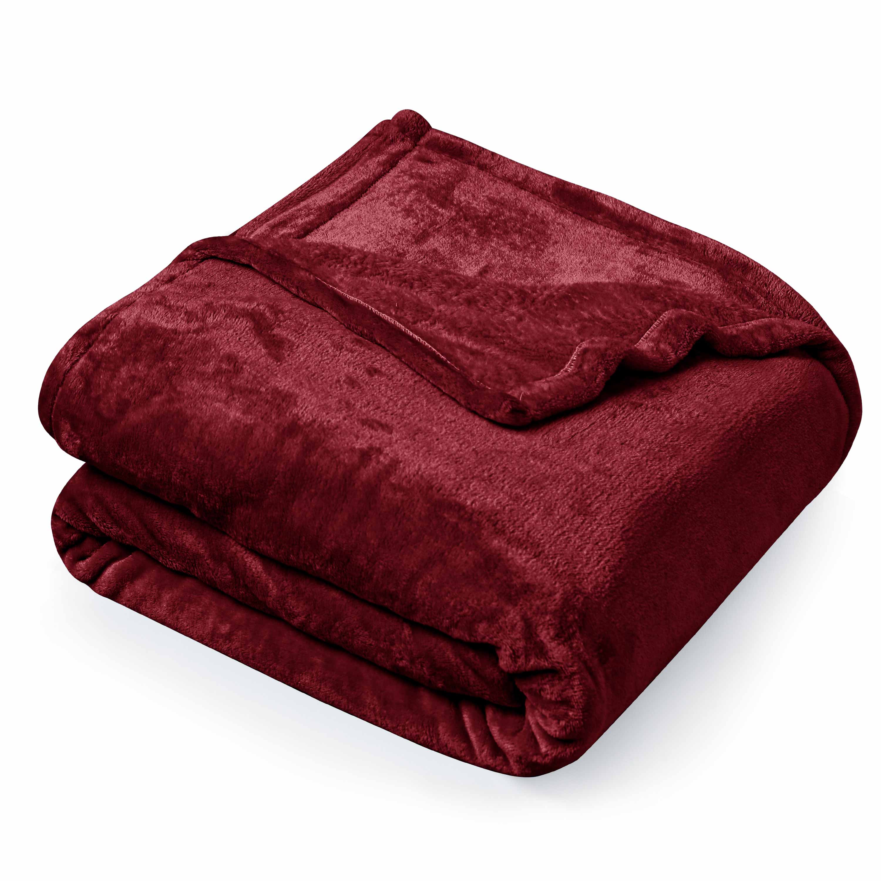 Warm Embrace Fleece Blanket Burgundy