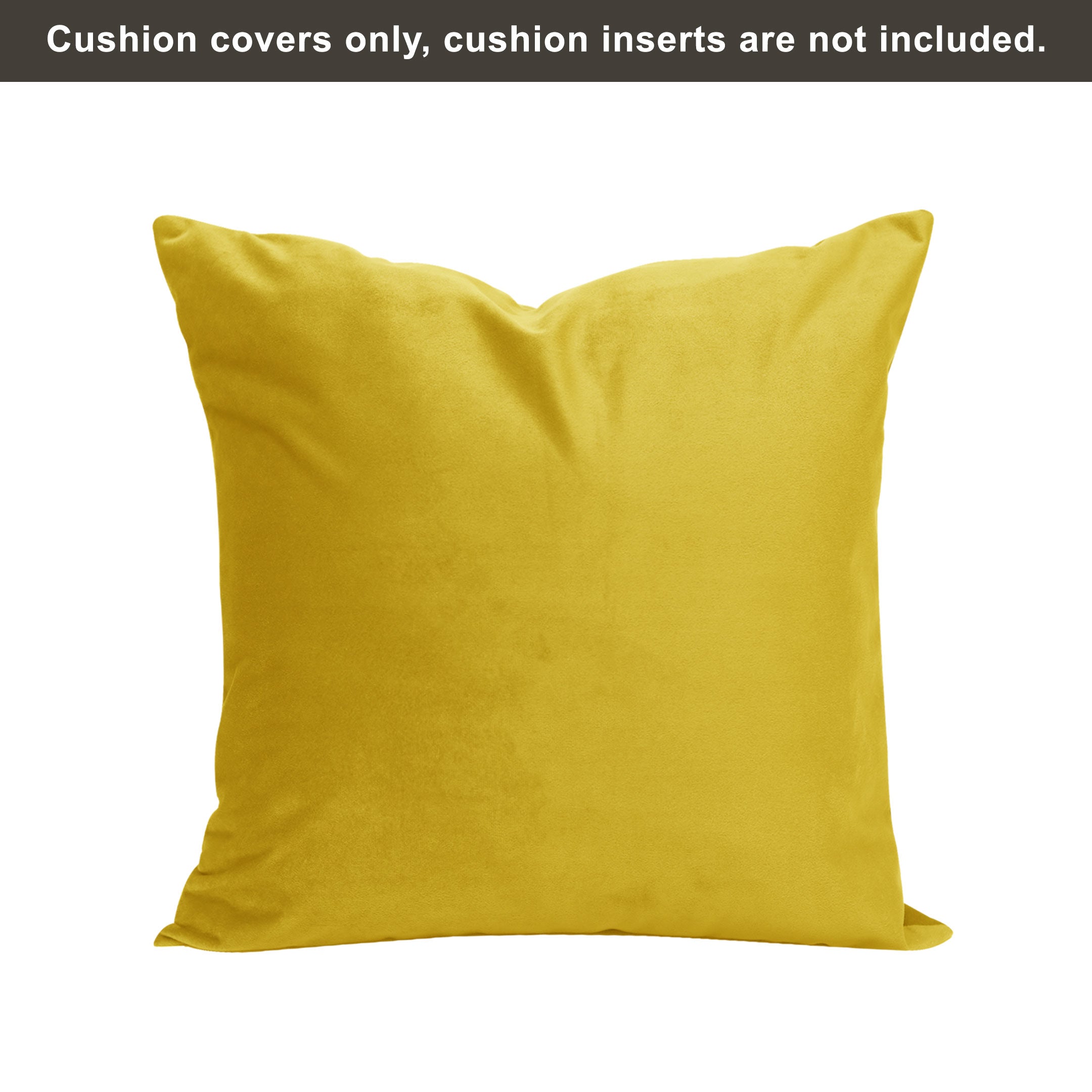 Luxurious Velvet Cushion Cover Rich Ocher