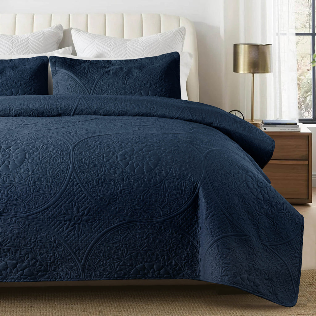 Quilt Bedding Set Floral Bedspread