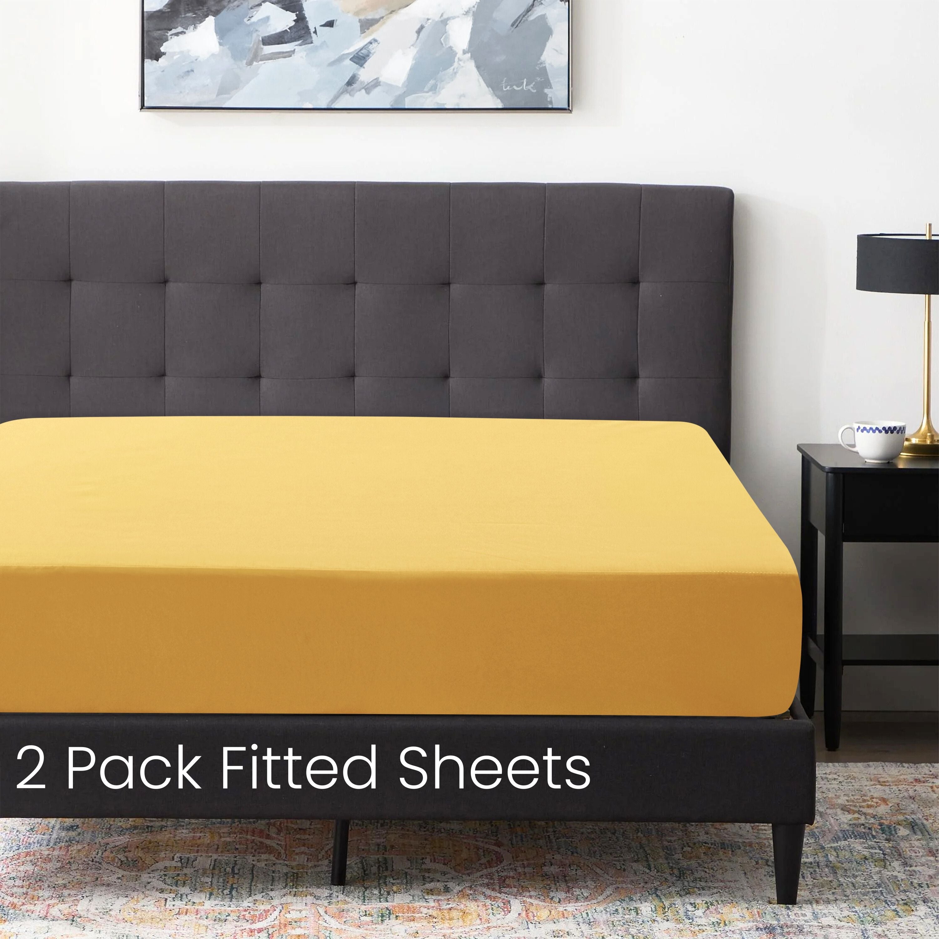 2x Premium Quality Fitted Sheet