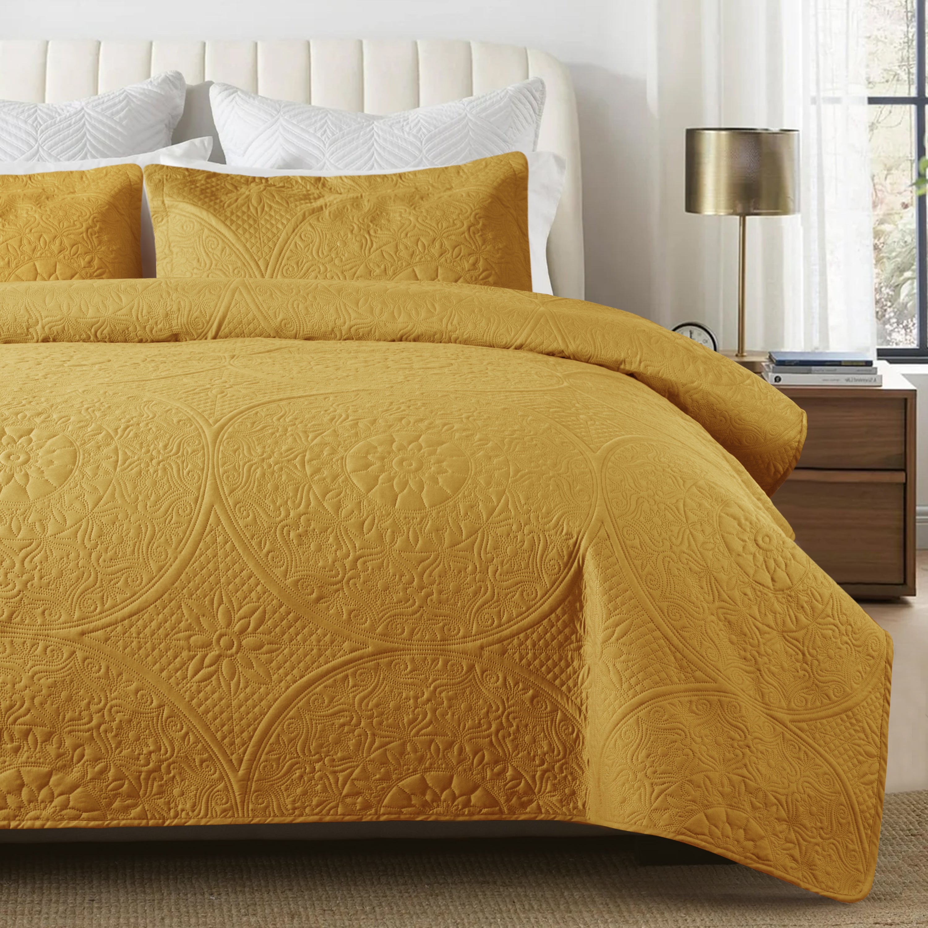 Quilt Bedding Set Floral Bedspread