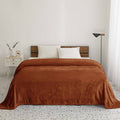 Warm Embrace Fleece Blanket Rust