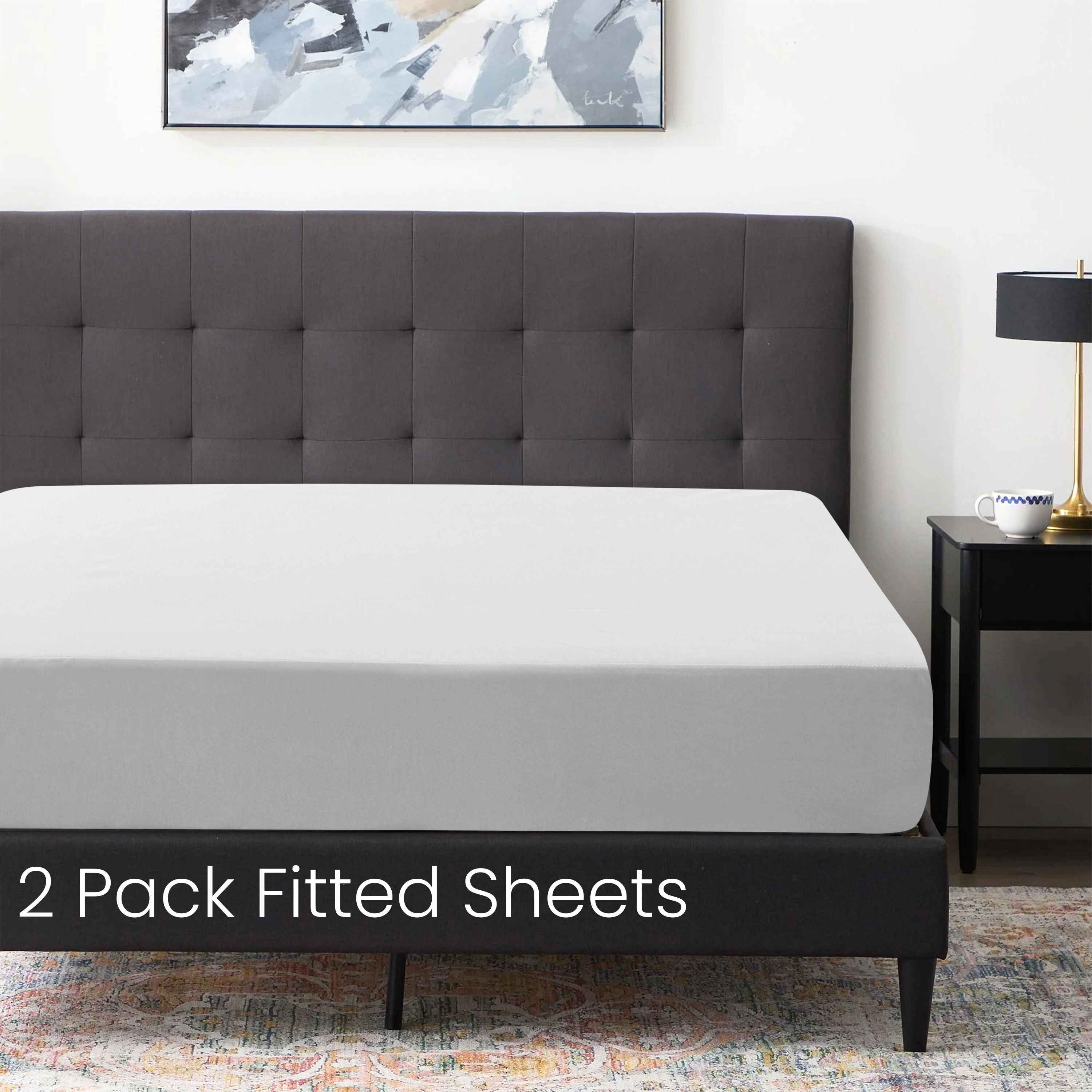 2x Premium Quality Fitted Sheet