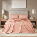 Barrata Stitch Cotton Sateen Sheet Set Soybean