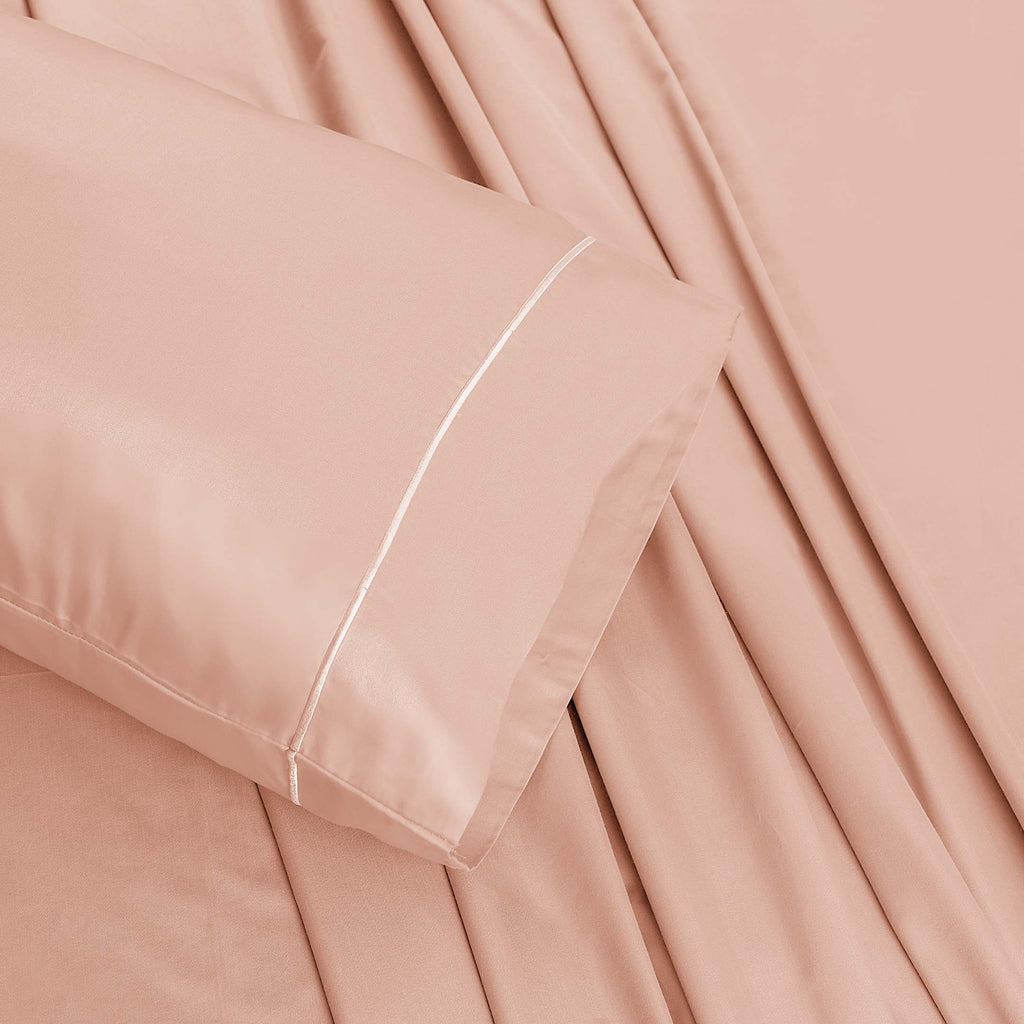 Barrata Stitch 100% Cotton Sateen Sheet Set