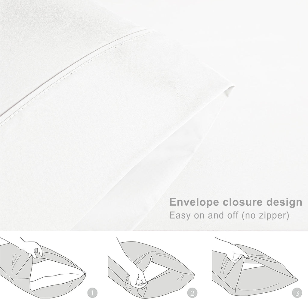 Microfiber Pillowcase White