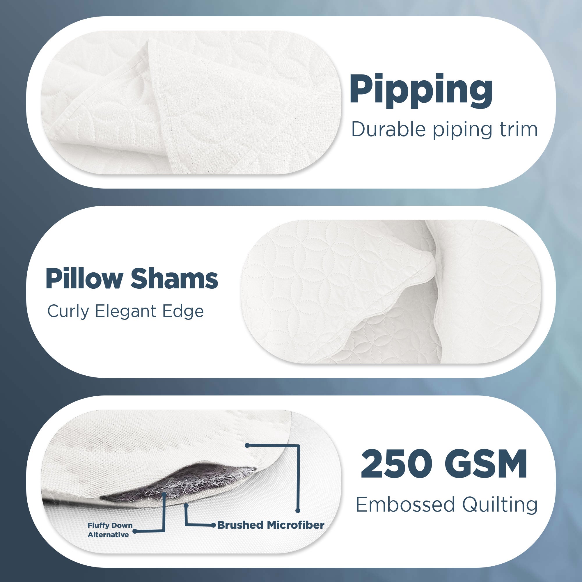 Quilted Microfiber Bedspread