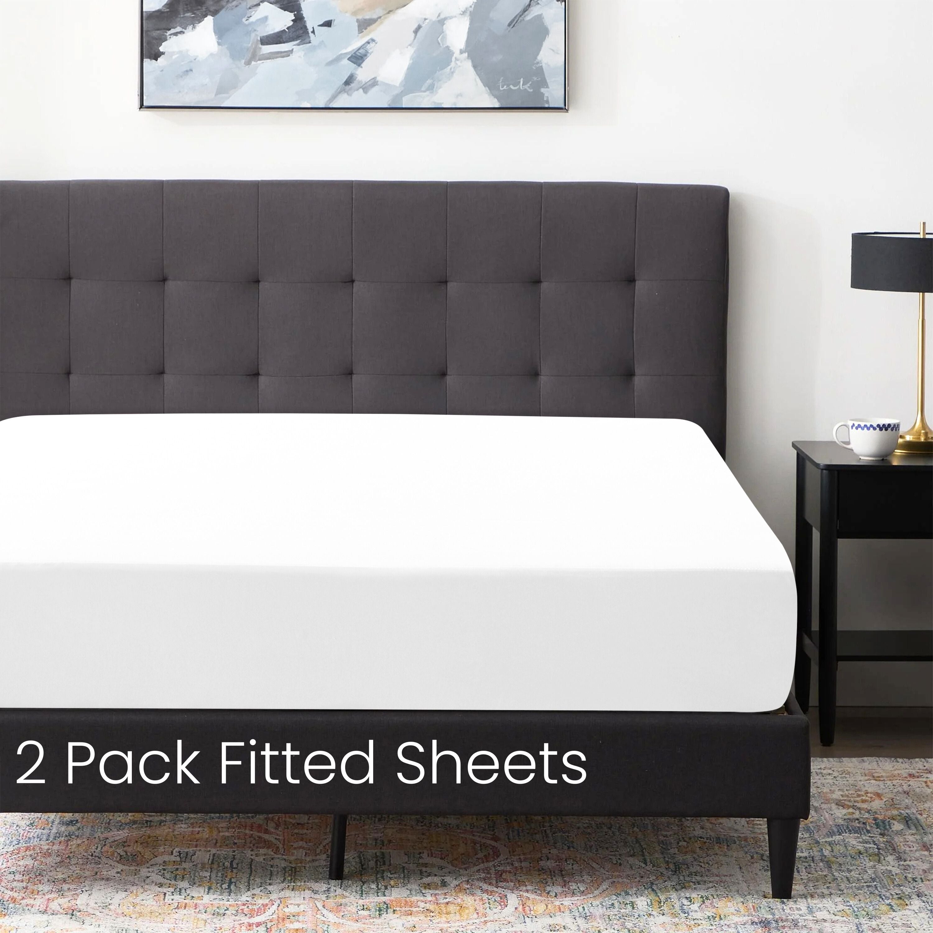 2x Premium Quality Fitted Sheet