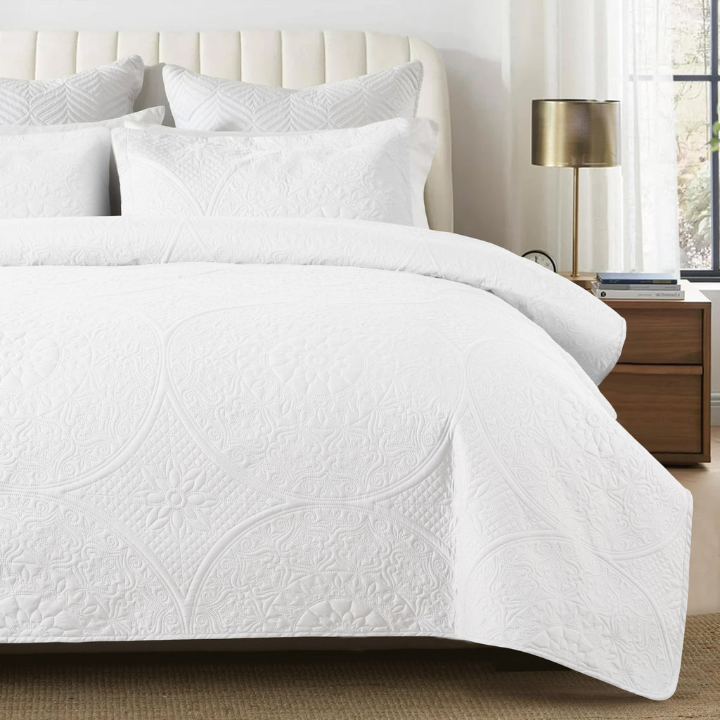 Quilt Bedding Set Floral Bedspread