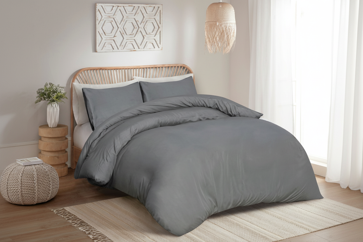 Gray Duvet Cover Slider